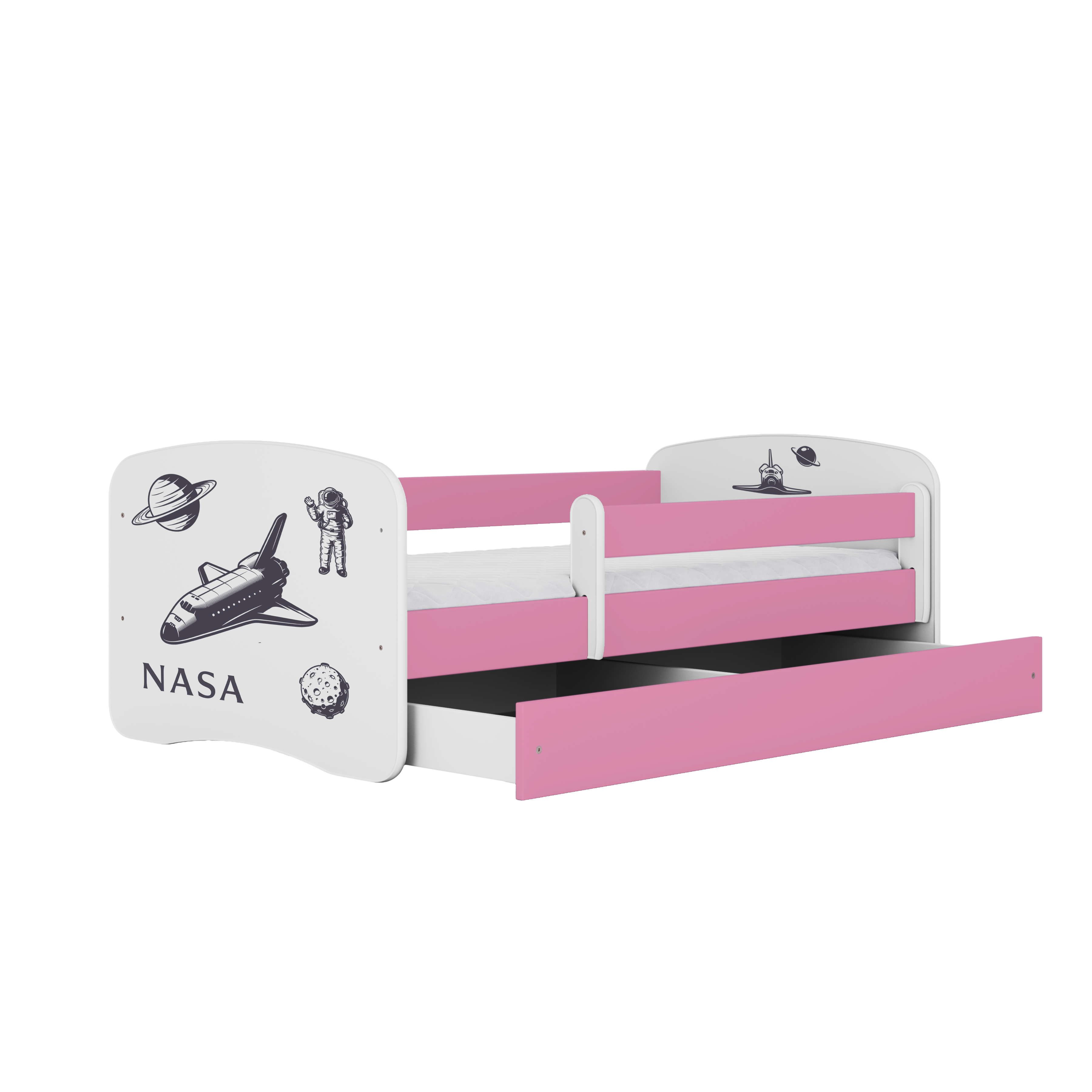 Lit enfant rose