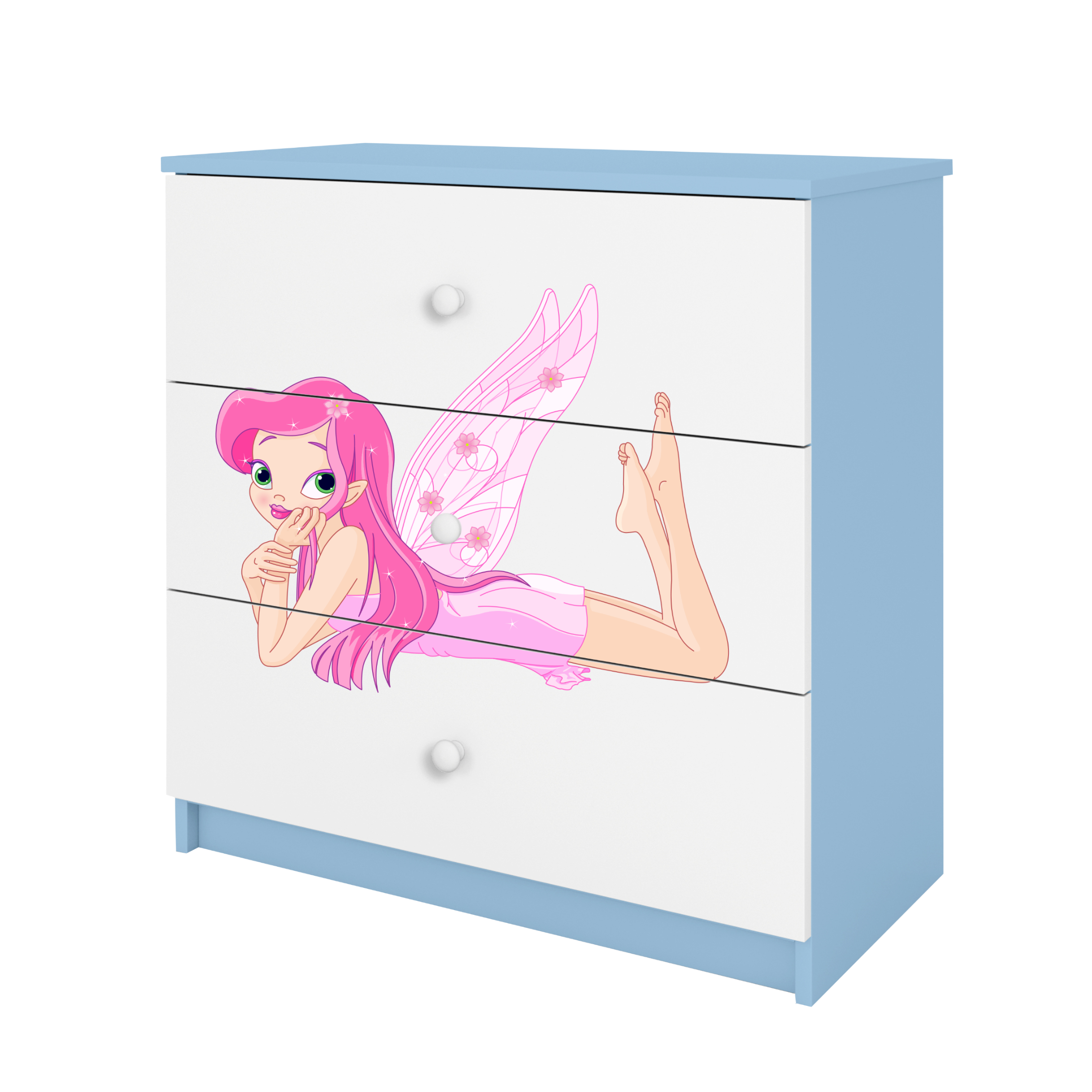 Commode enfant bleu