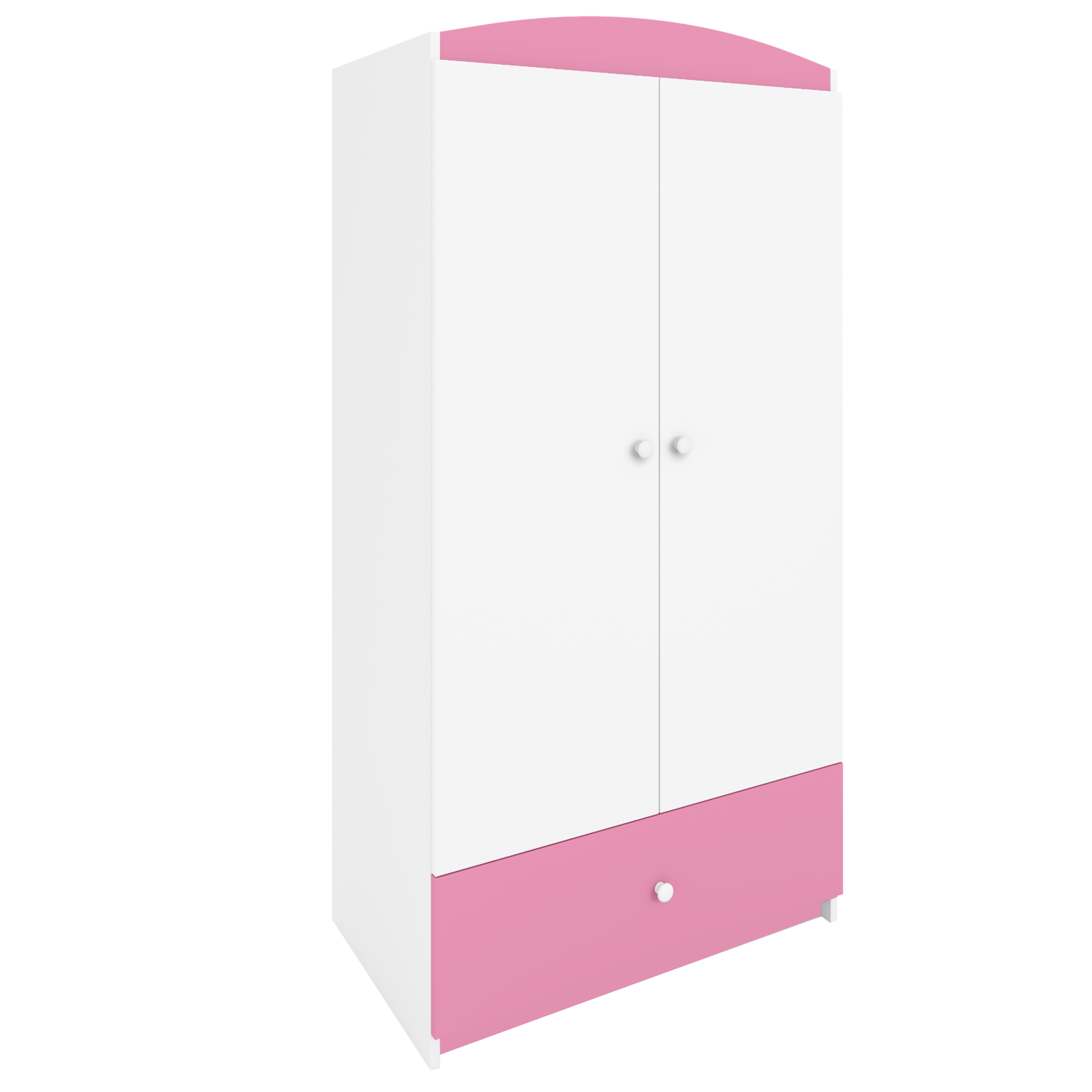 Armoire enfant rose clair