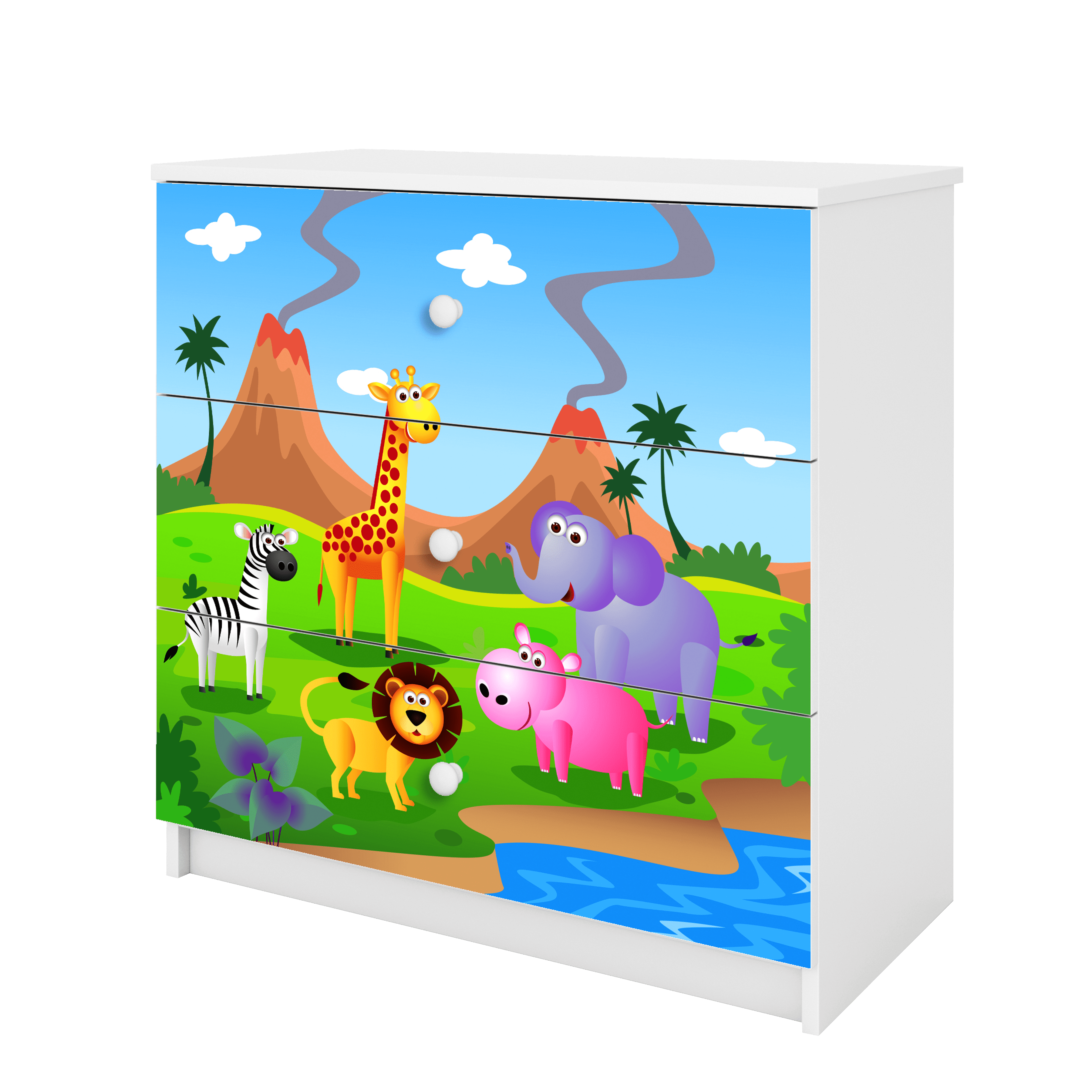 Kinderkommode Weiß