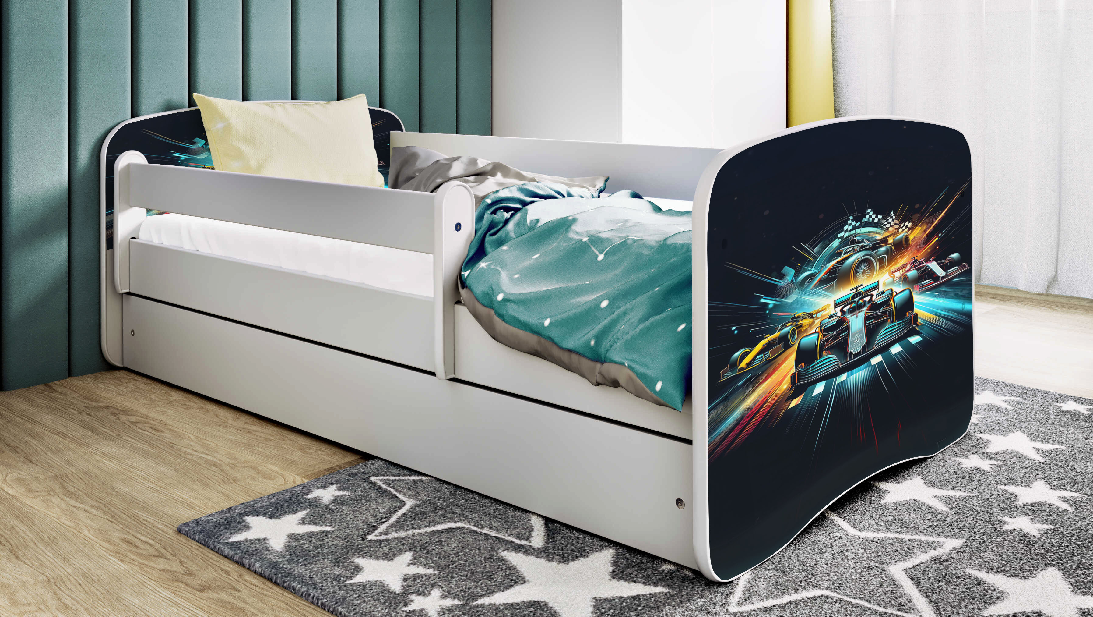 Lit enfant 80 x 180 cm, motif Motif ethnique, vue 2