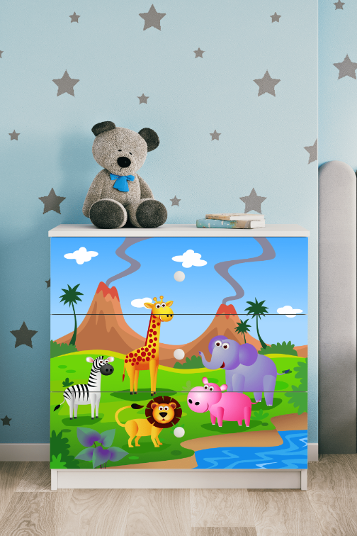 Kinderkommode Weiß