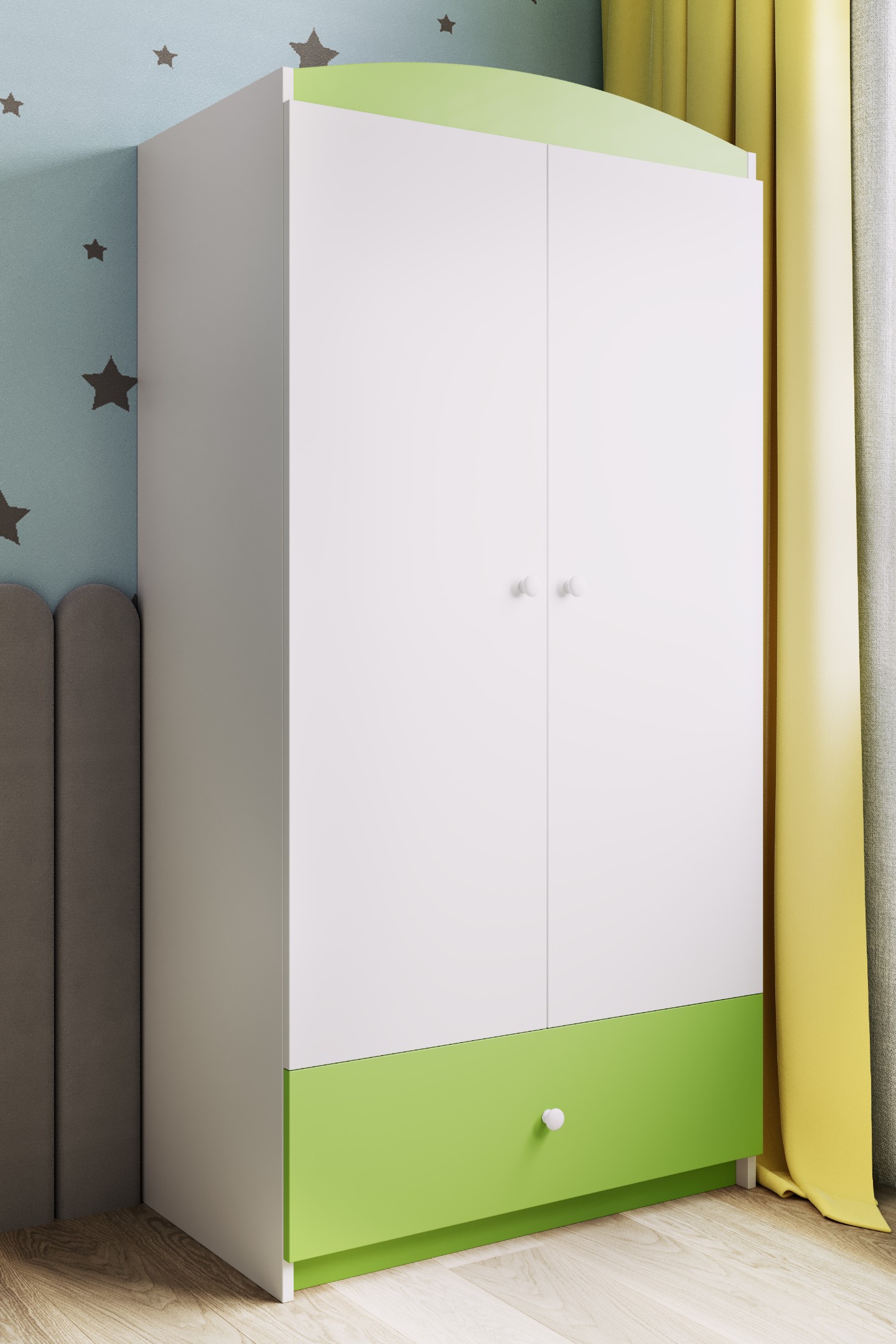 Armoire enfant vert