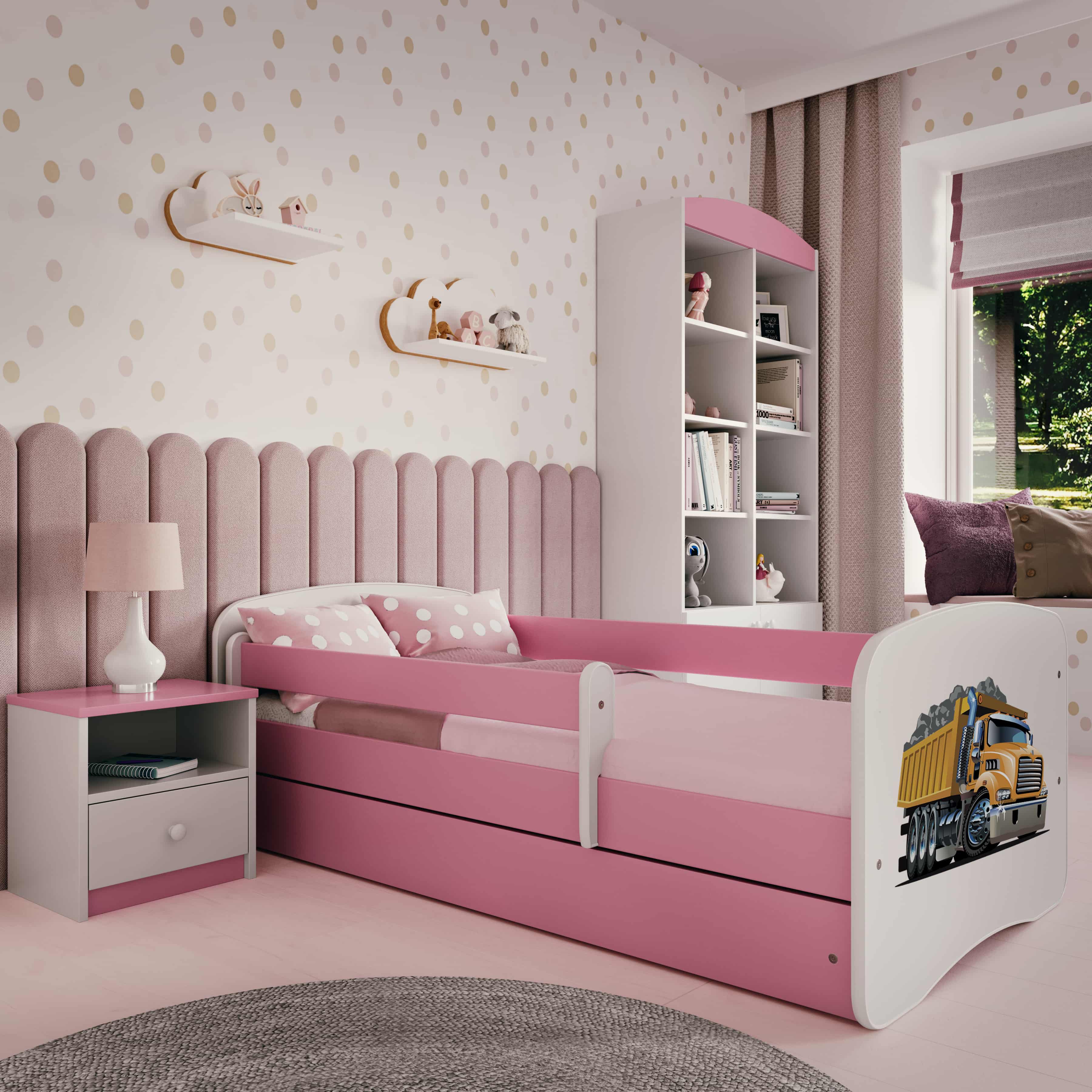 Lit enfant rose