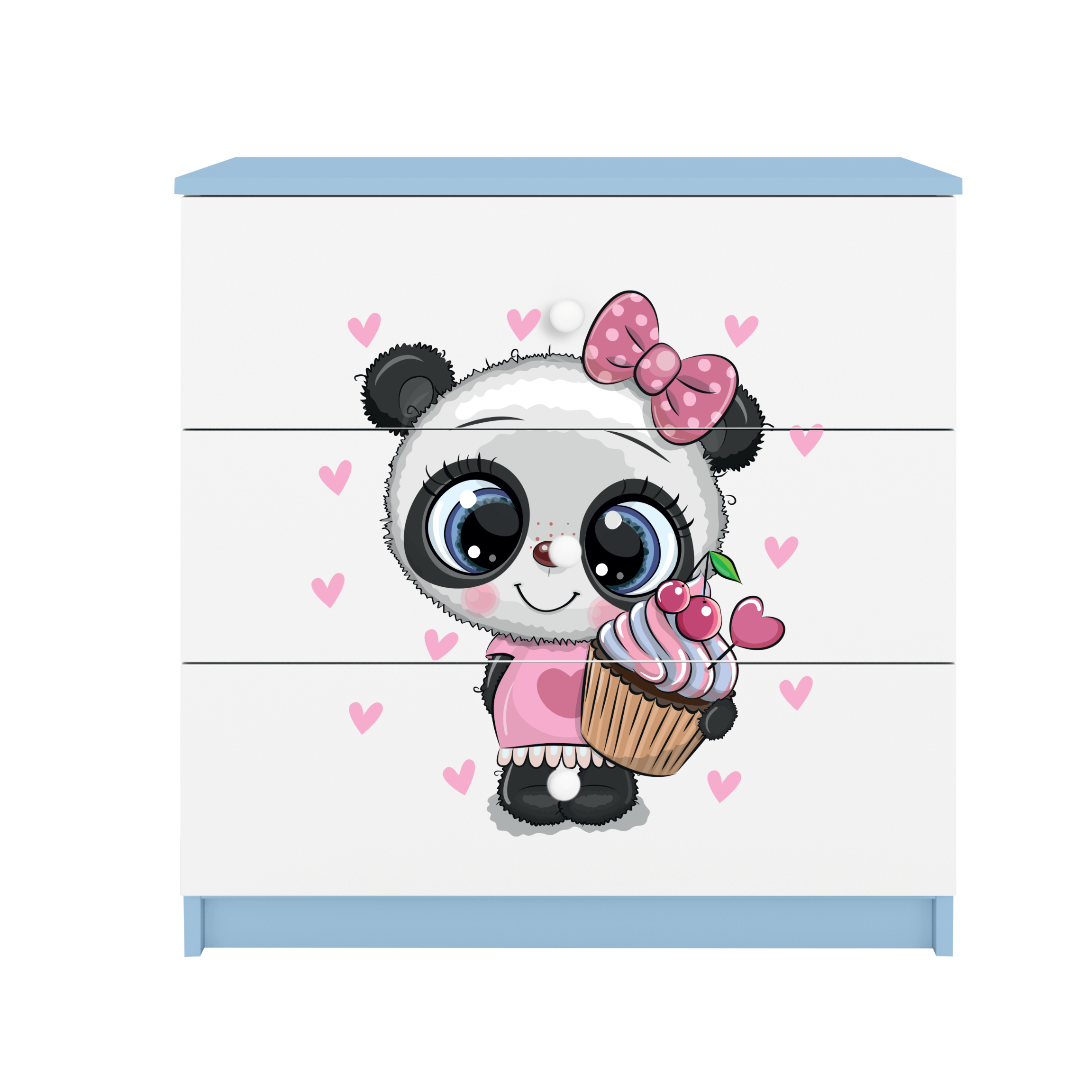 Commode enfant bleu