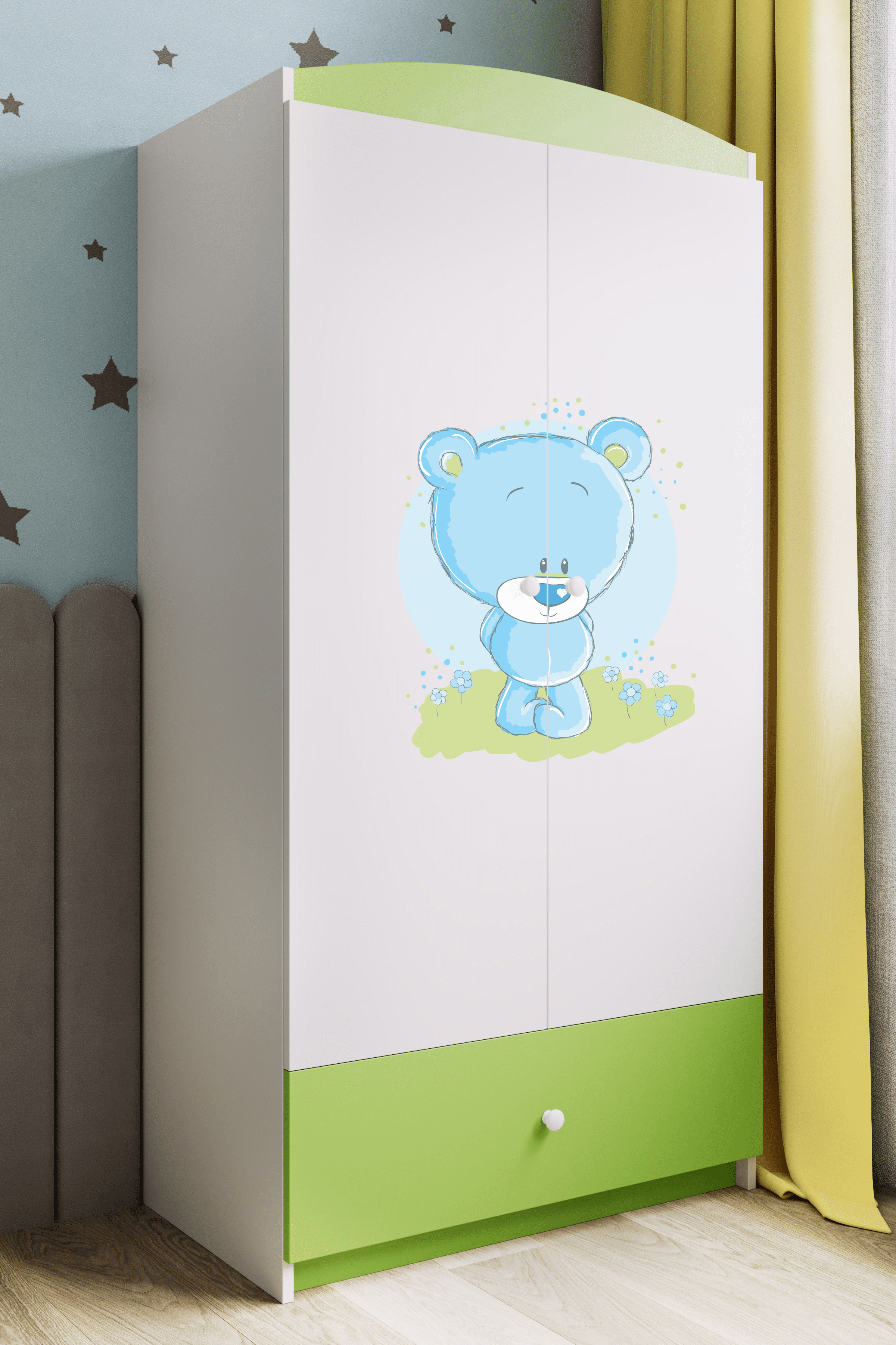 Armoire enfant vert