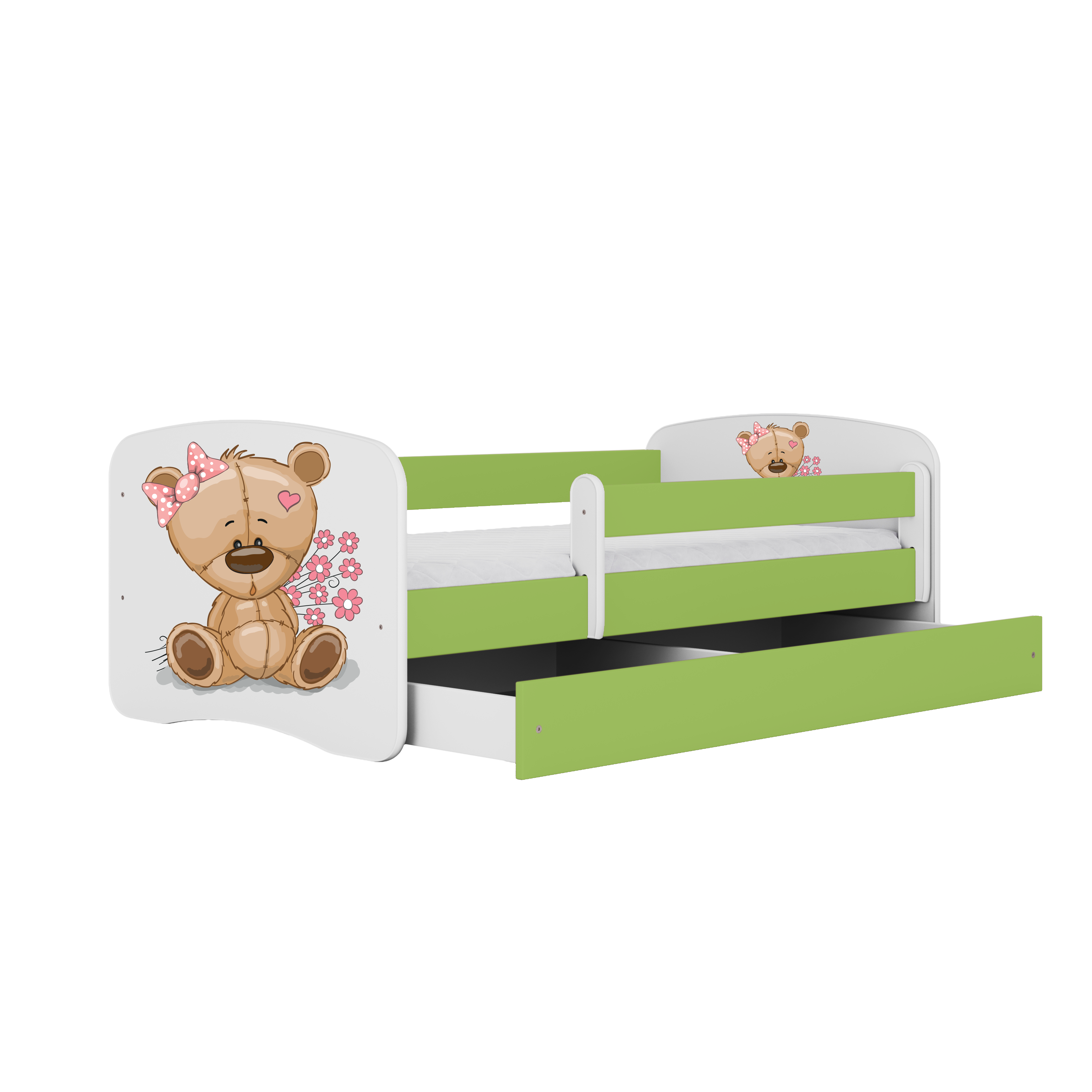 Lit enfant vert