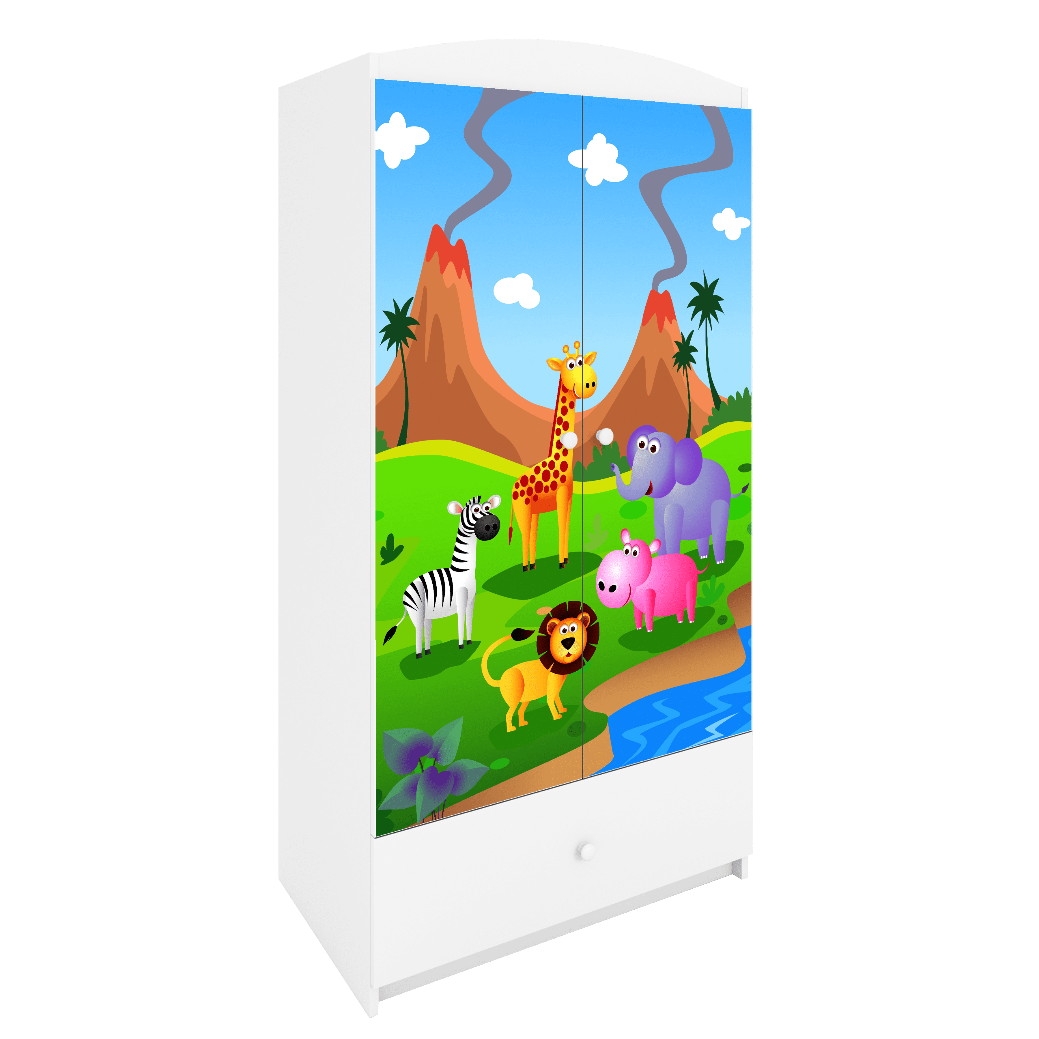 Armoire enfant blanc