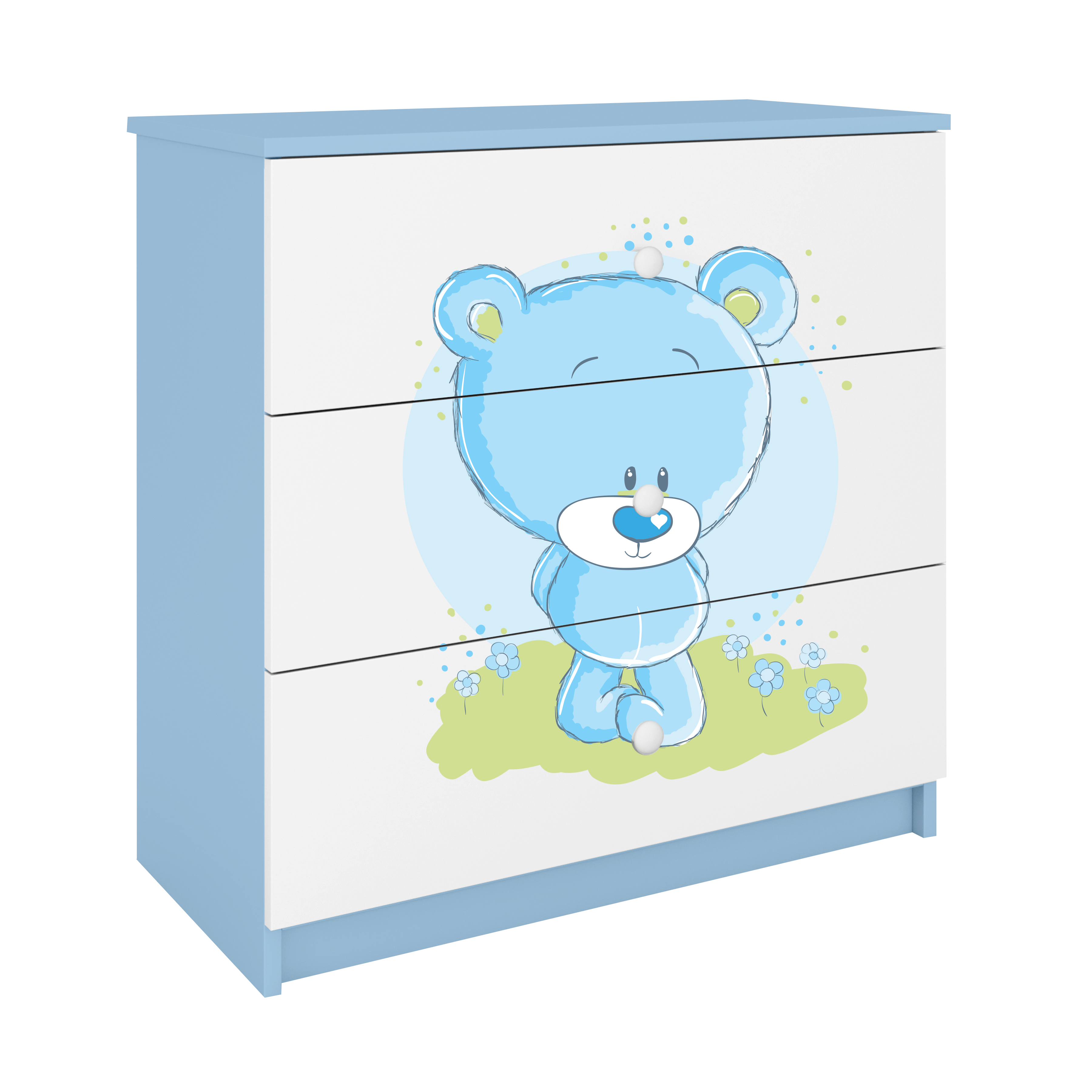 Kinderkommode Blau
