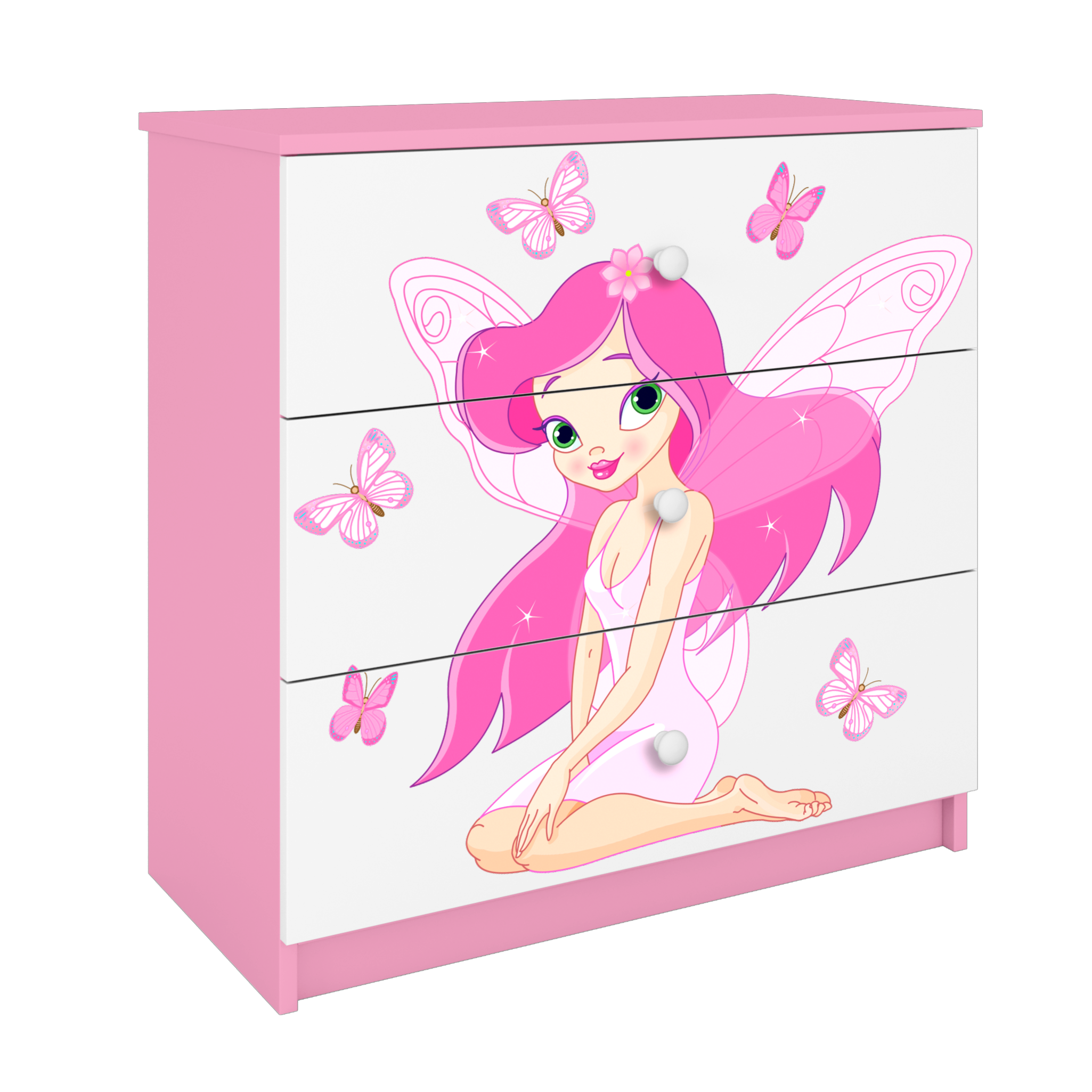 Kinderkommode Rosa