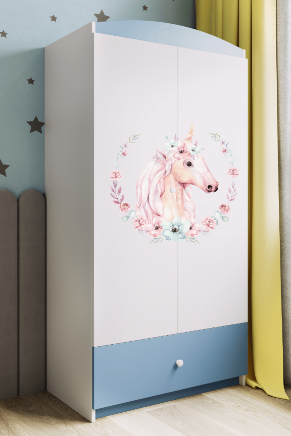 Armoire enfant bleu