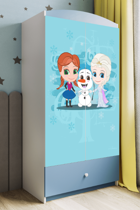 Armoire enfant bleu