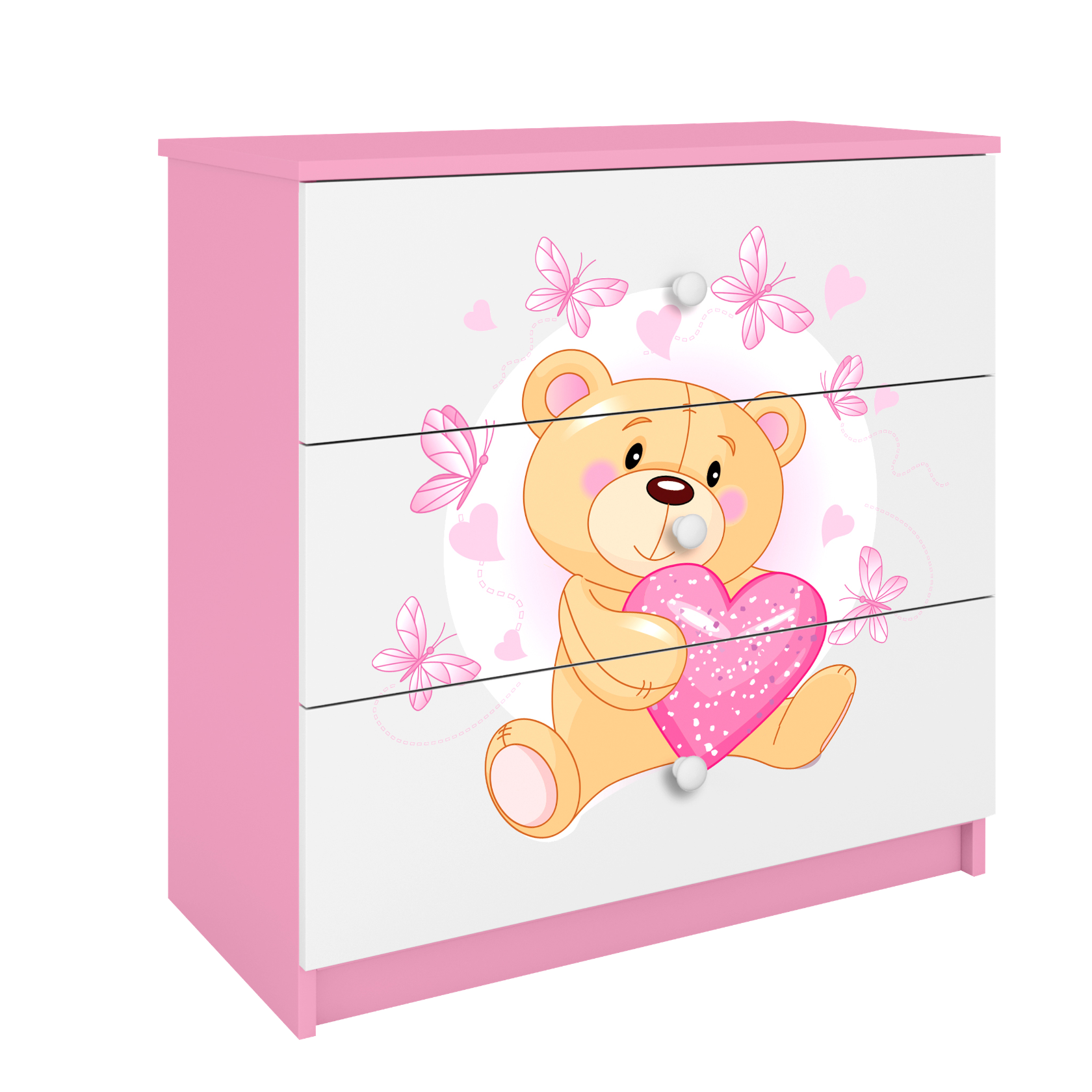 Kinderkommode Rosa