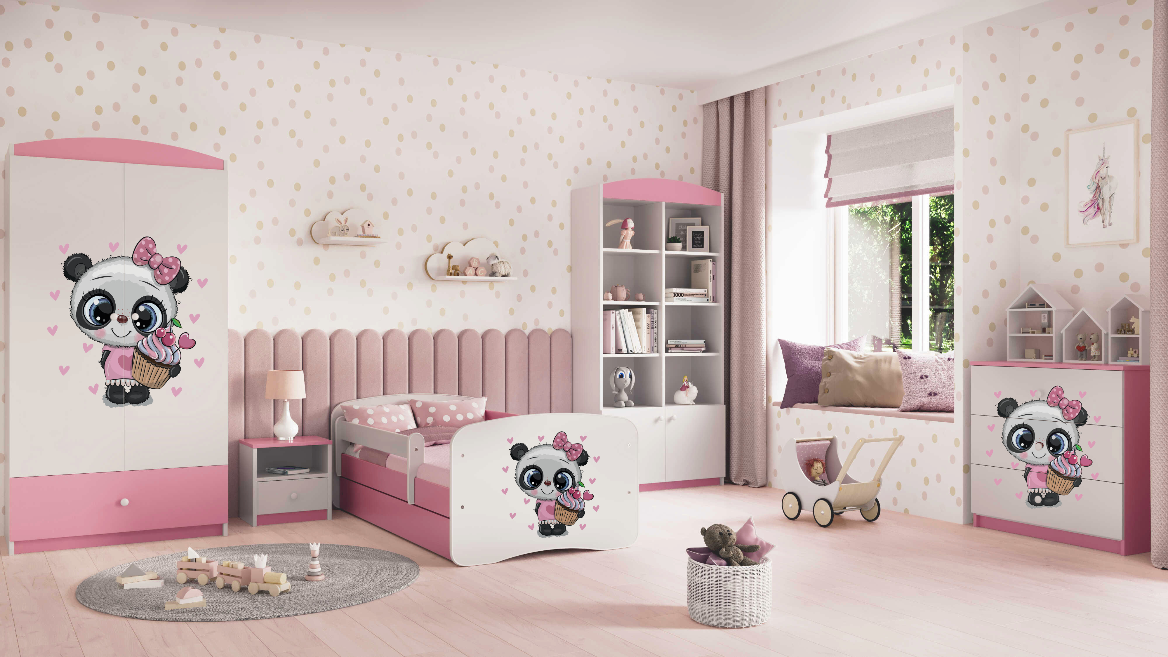 Kinderkommode Rosa