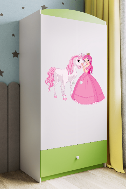 Armoire enfant vert