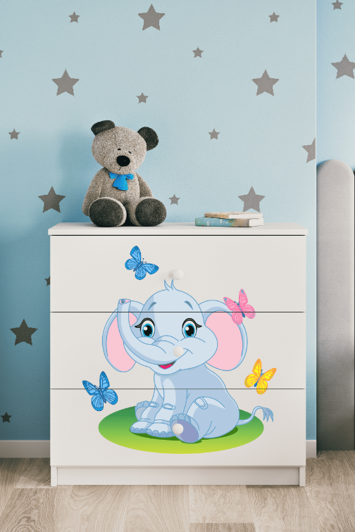 Kinderkommode Weiß