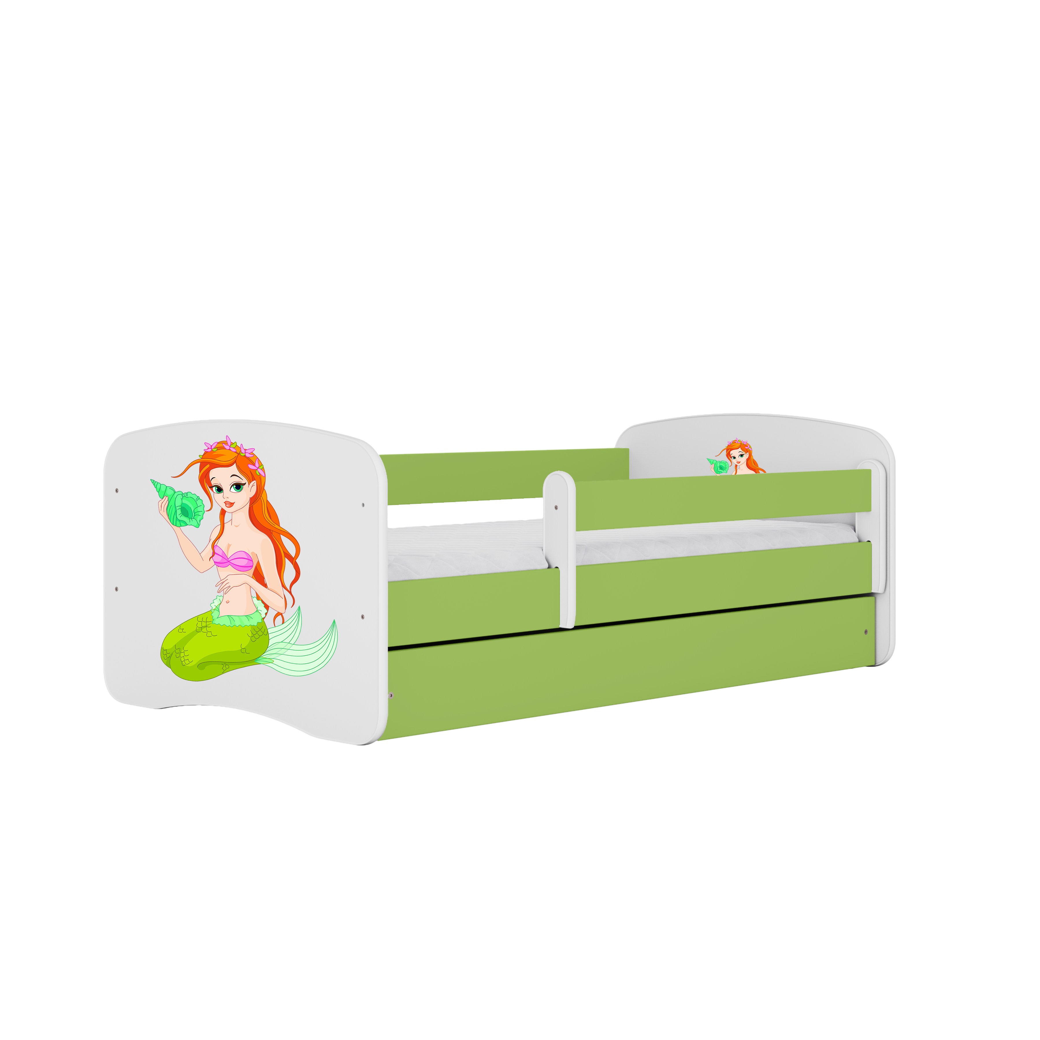 Lit enfant vert