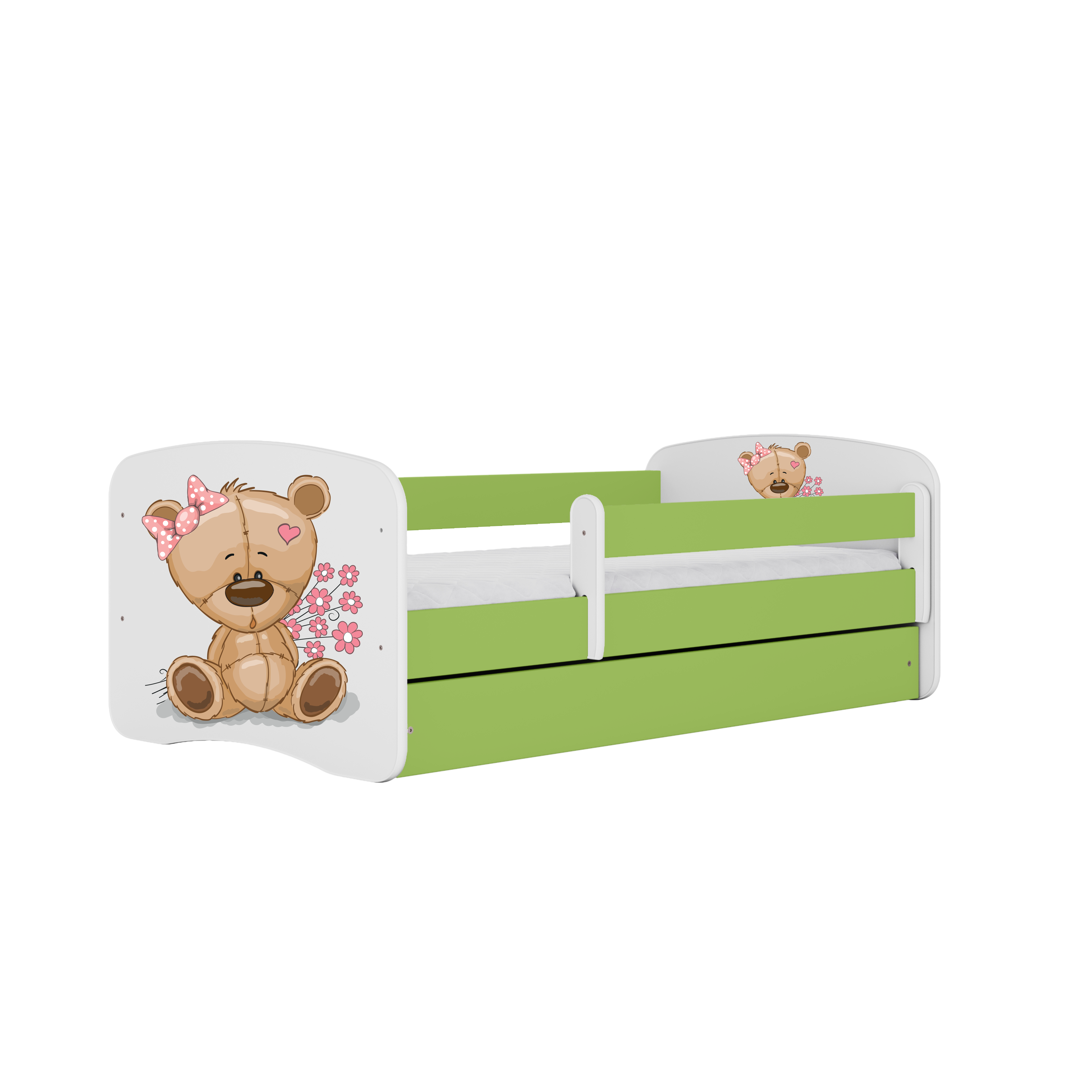 Lit enfant vert