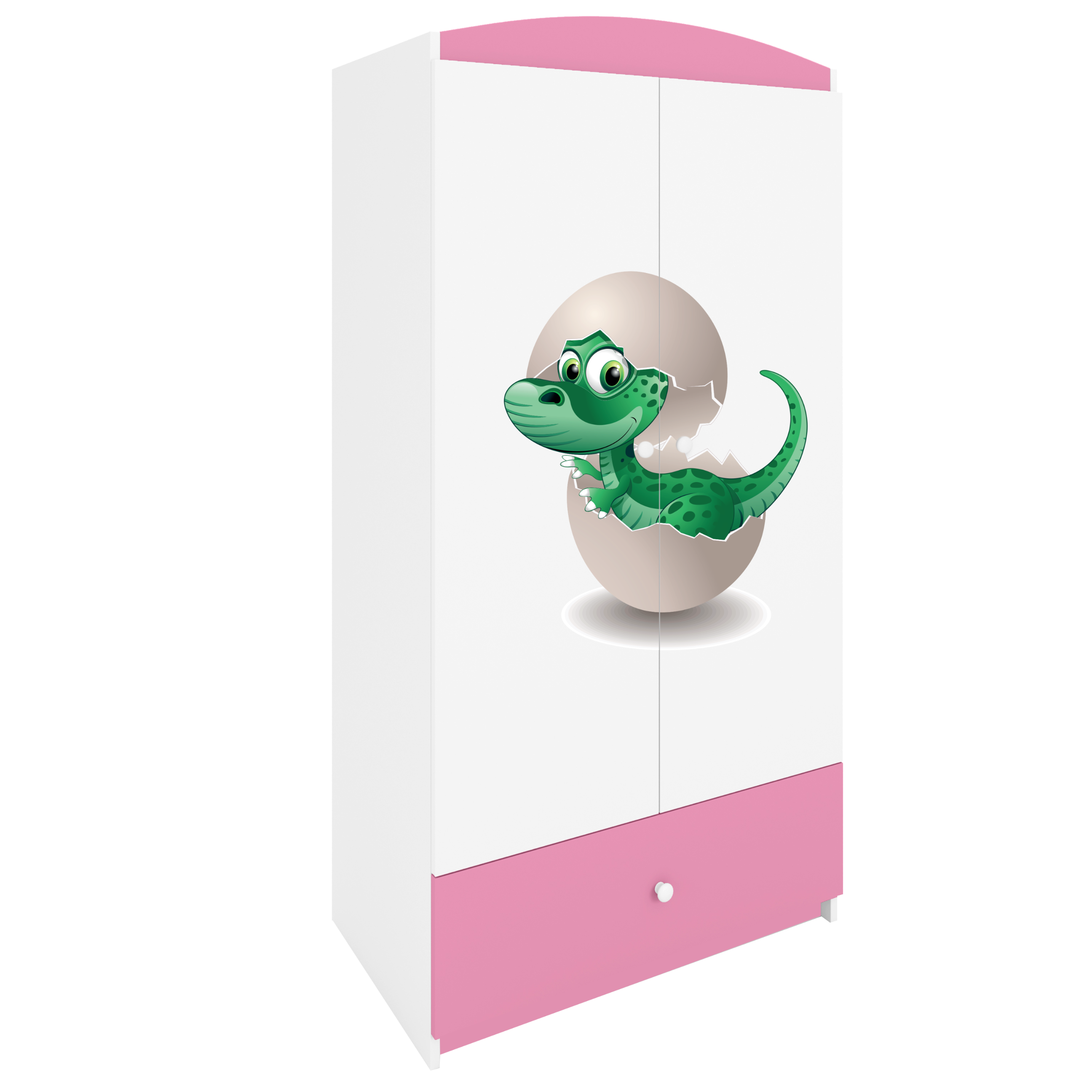 Armoire enfant rose clair