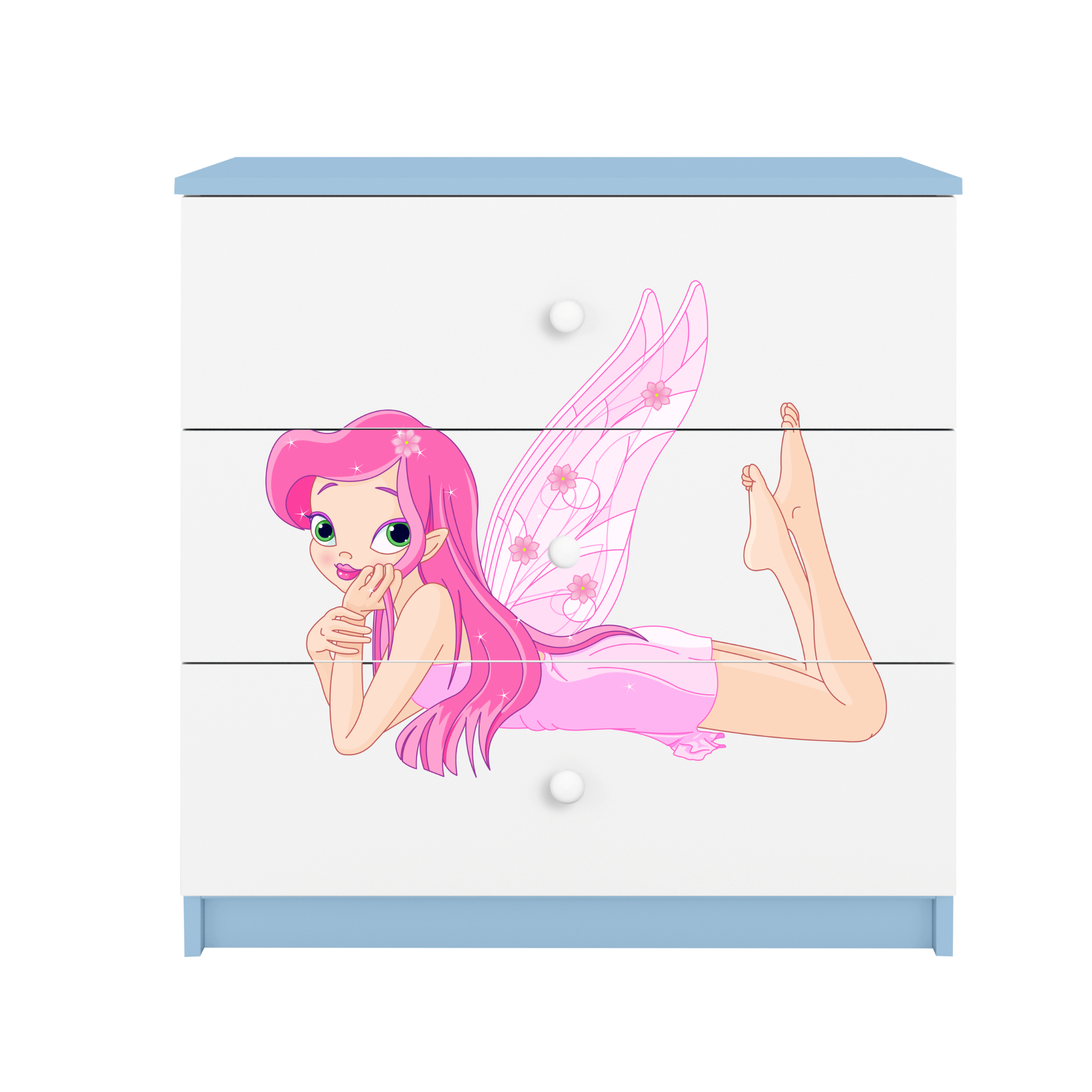 Commode enfant bleu