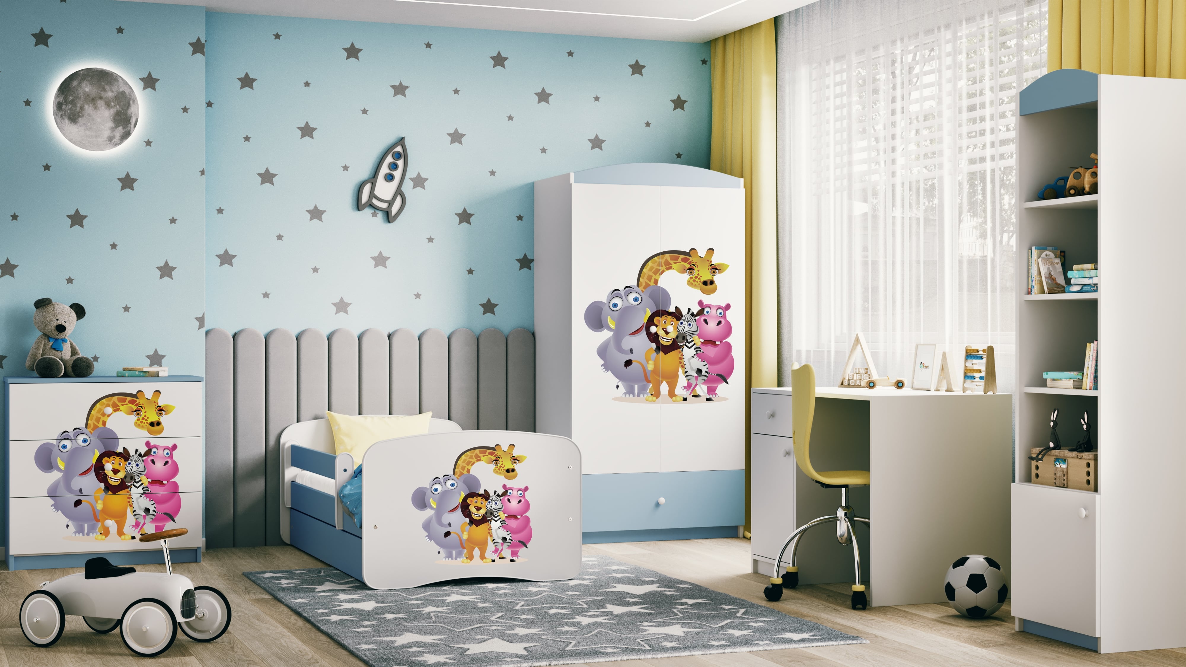 Kinderkommode Blau
