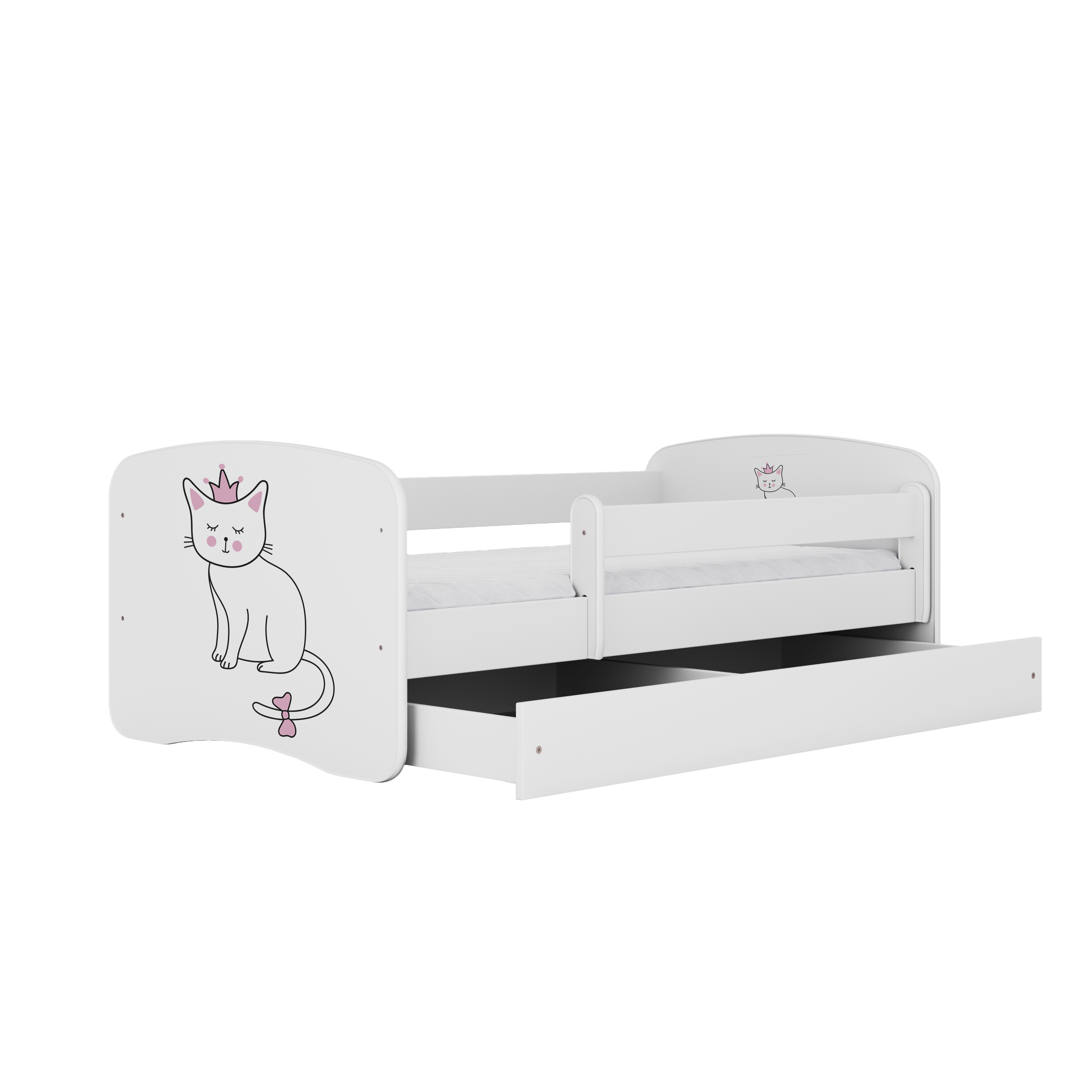 Lit enfant 80 x 180 cm, motif Chat, vue 3