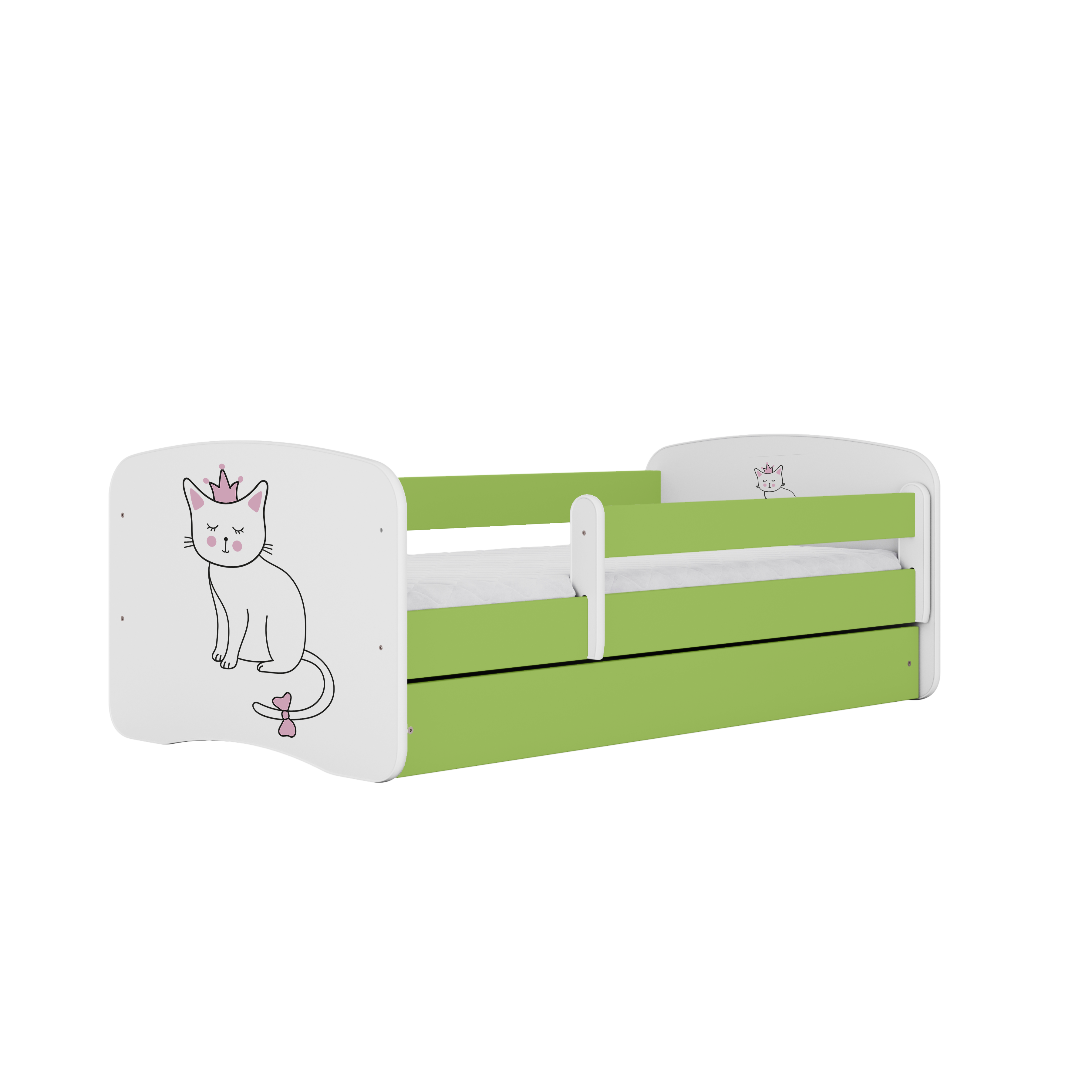 Lit enfant 80 x 180 cm, motif Chat, vue 1
