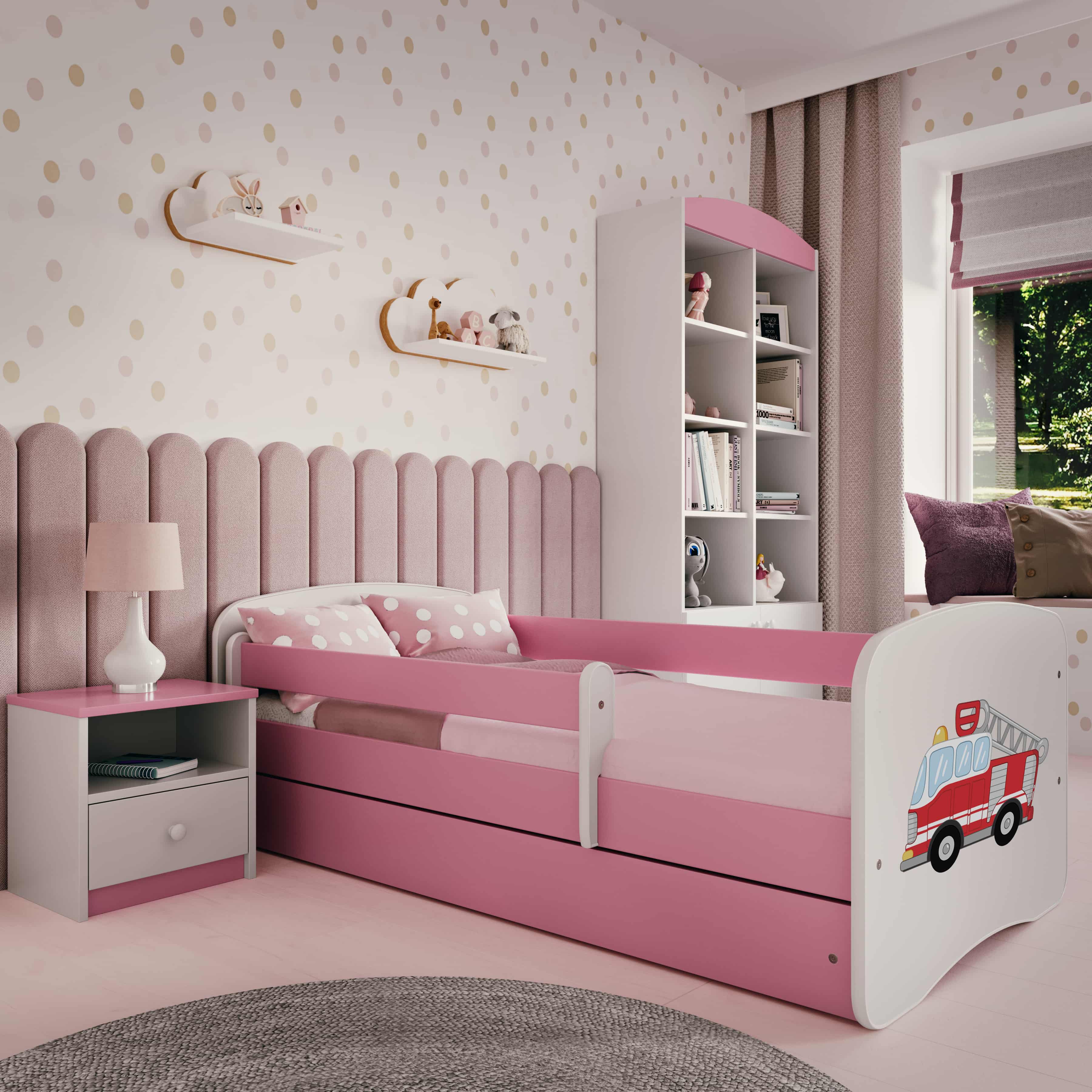Lit enfant rose