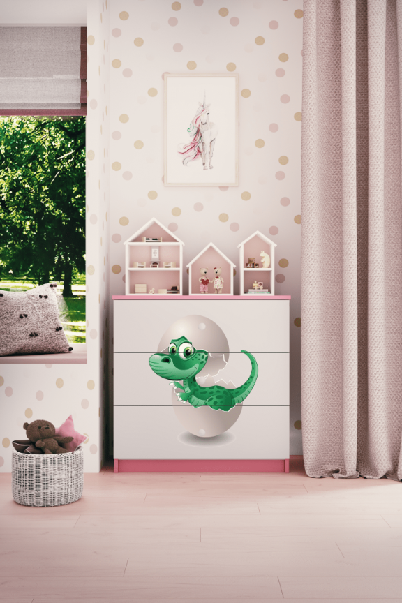 Kinderkommode Rosa