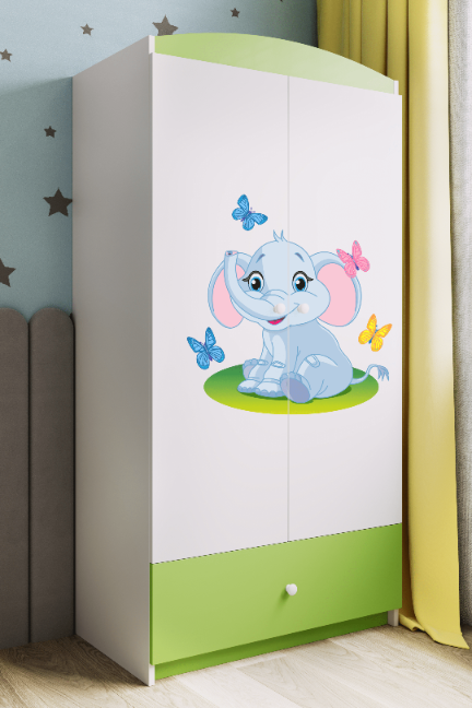 Armoire enfant vert