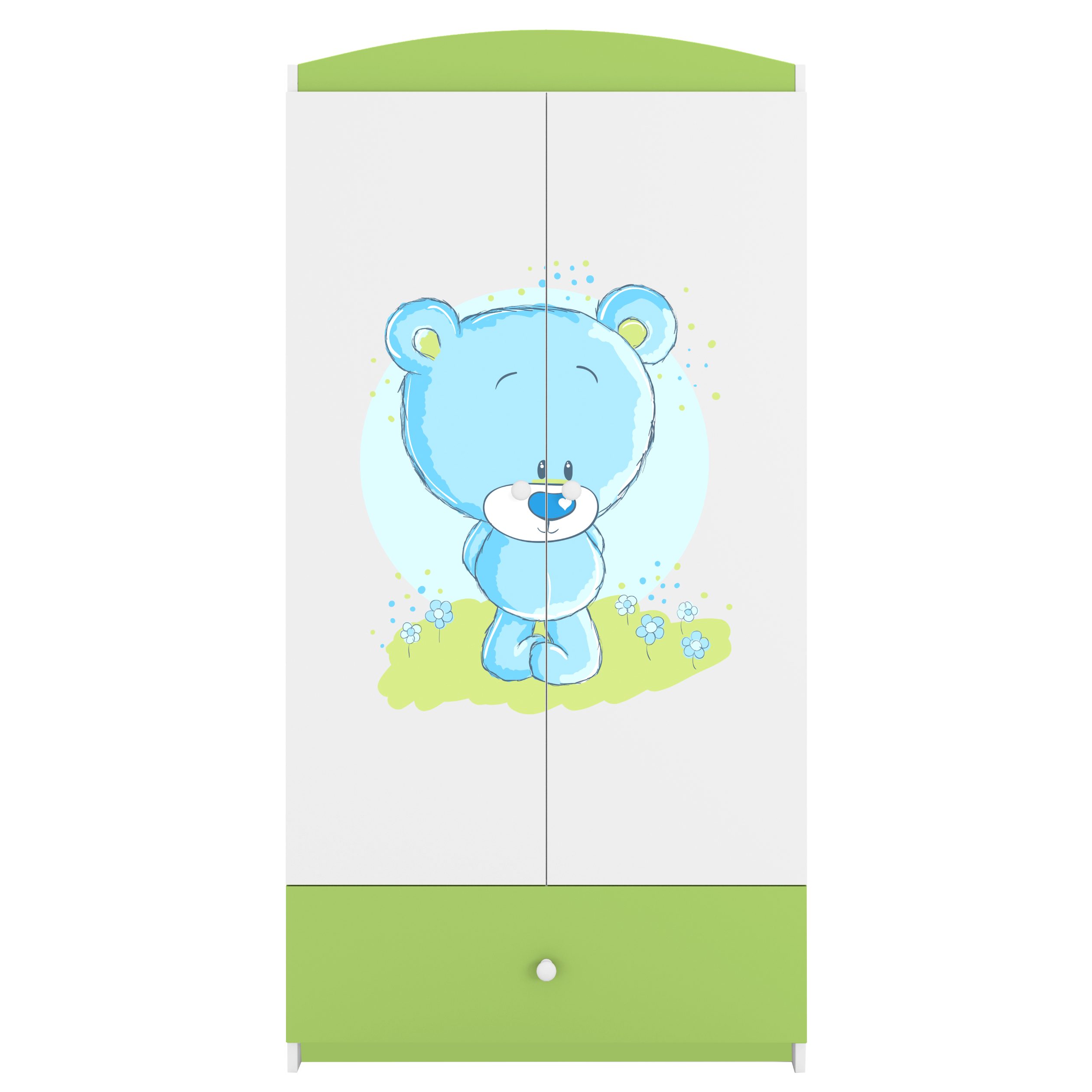Armoire enfant vert