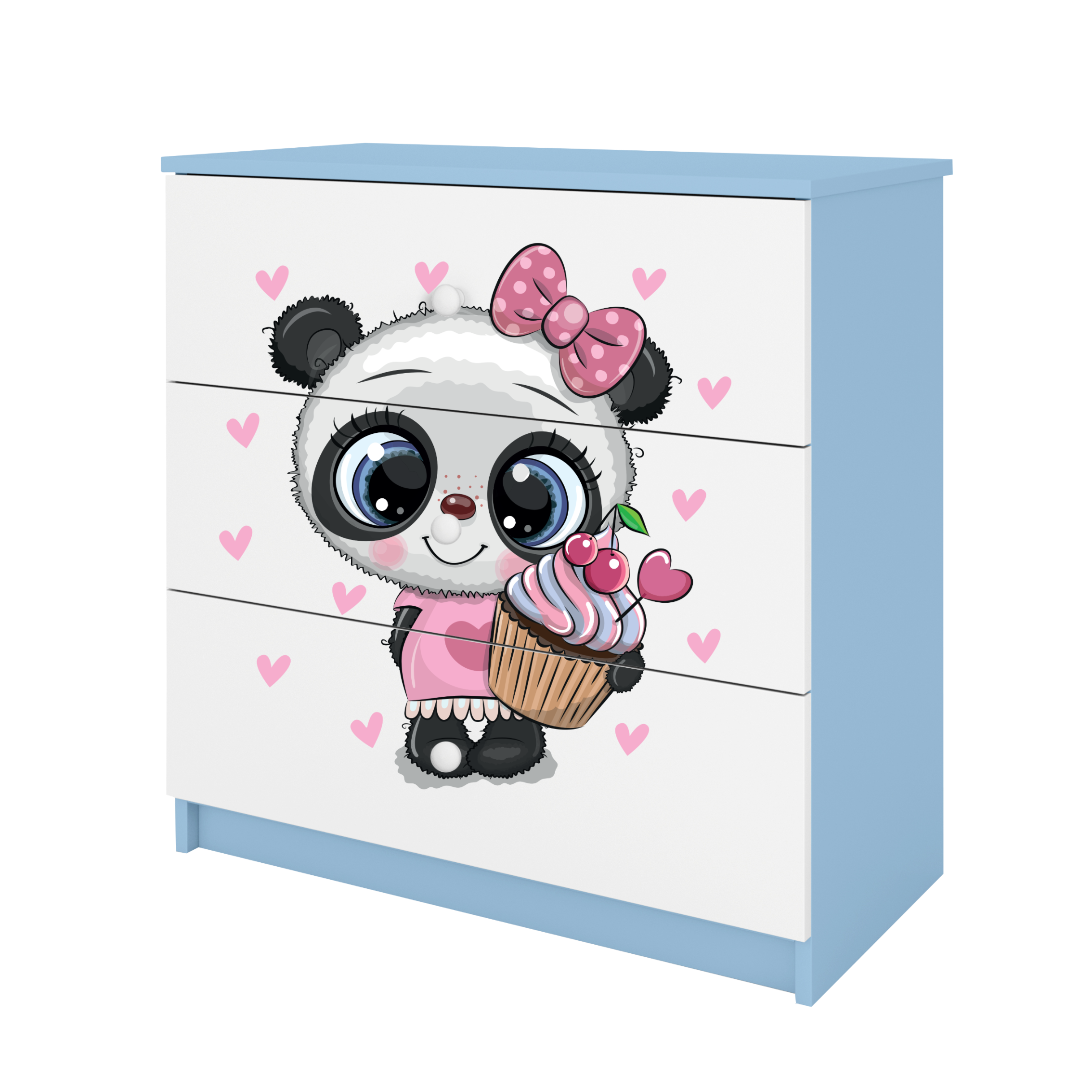 Commode enfant bleu