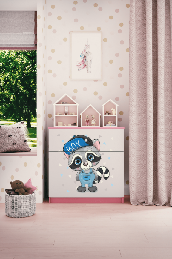 Kinderkommode Rosa