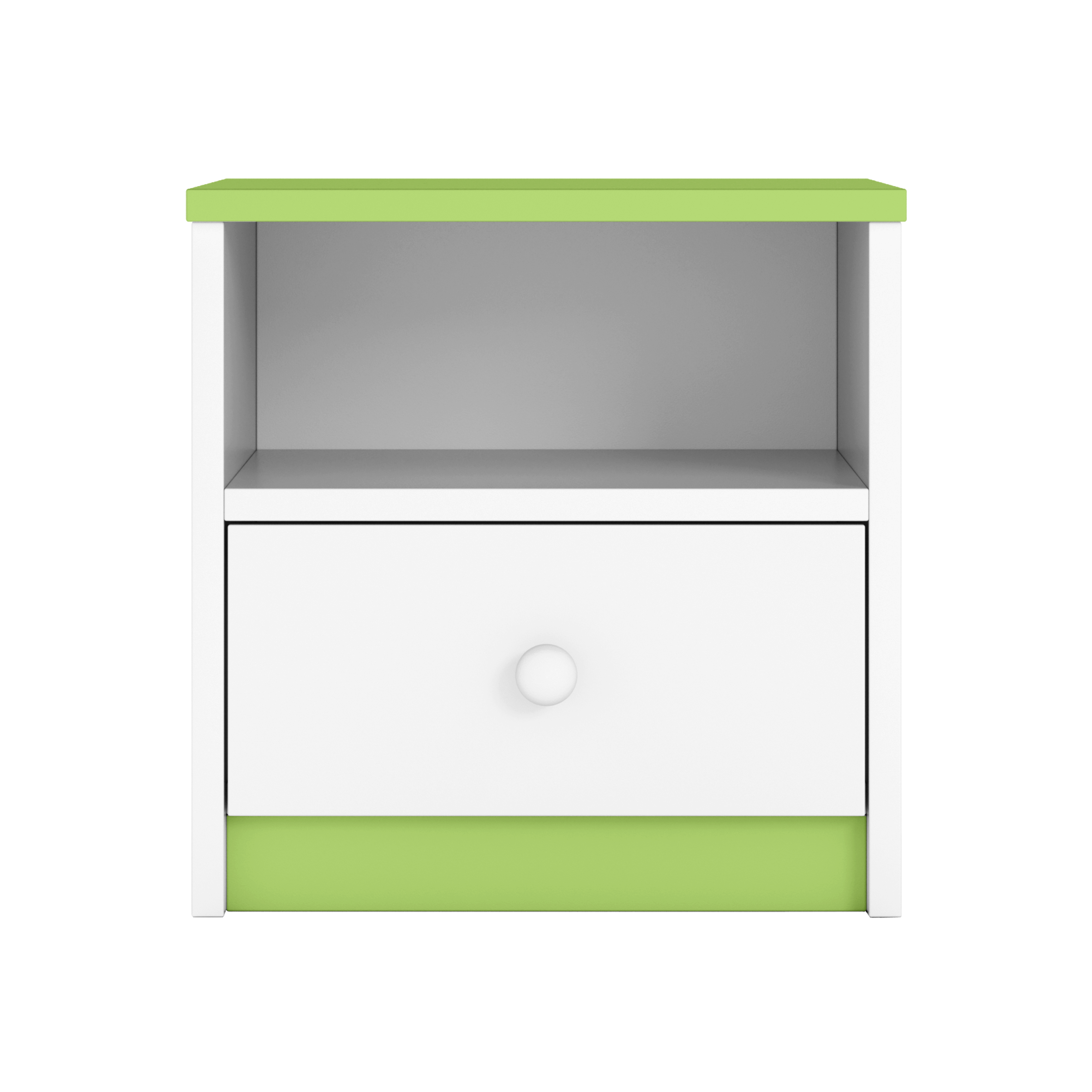 Table de chevet enfant vert
