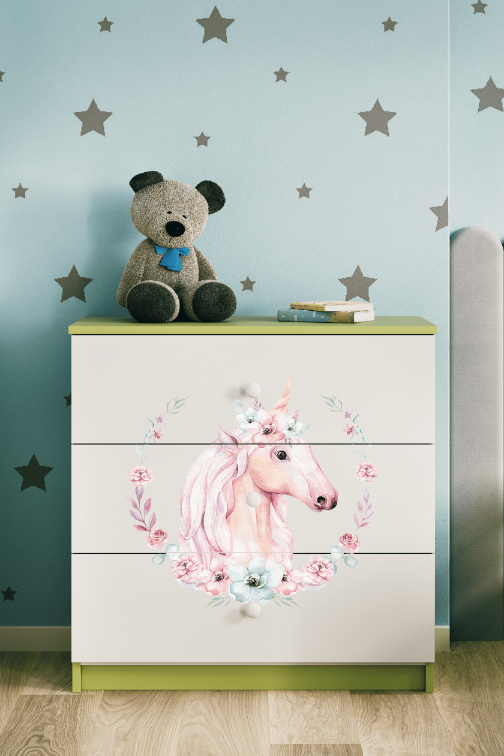Kinderkommode Grün