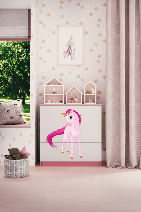 Kinderkommode Rosa