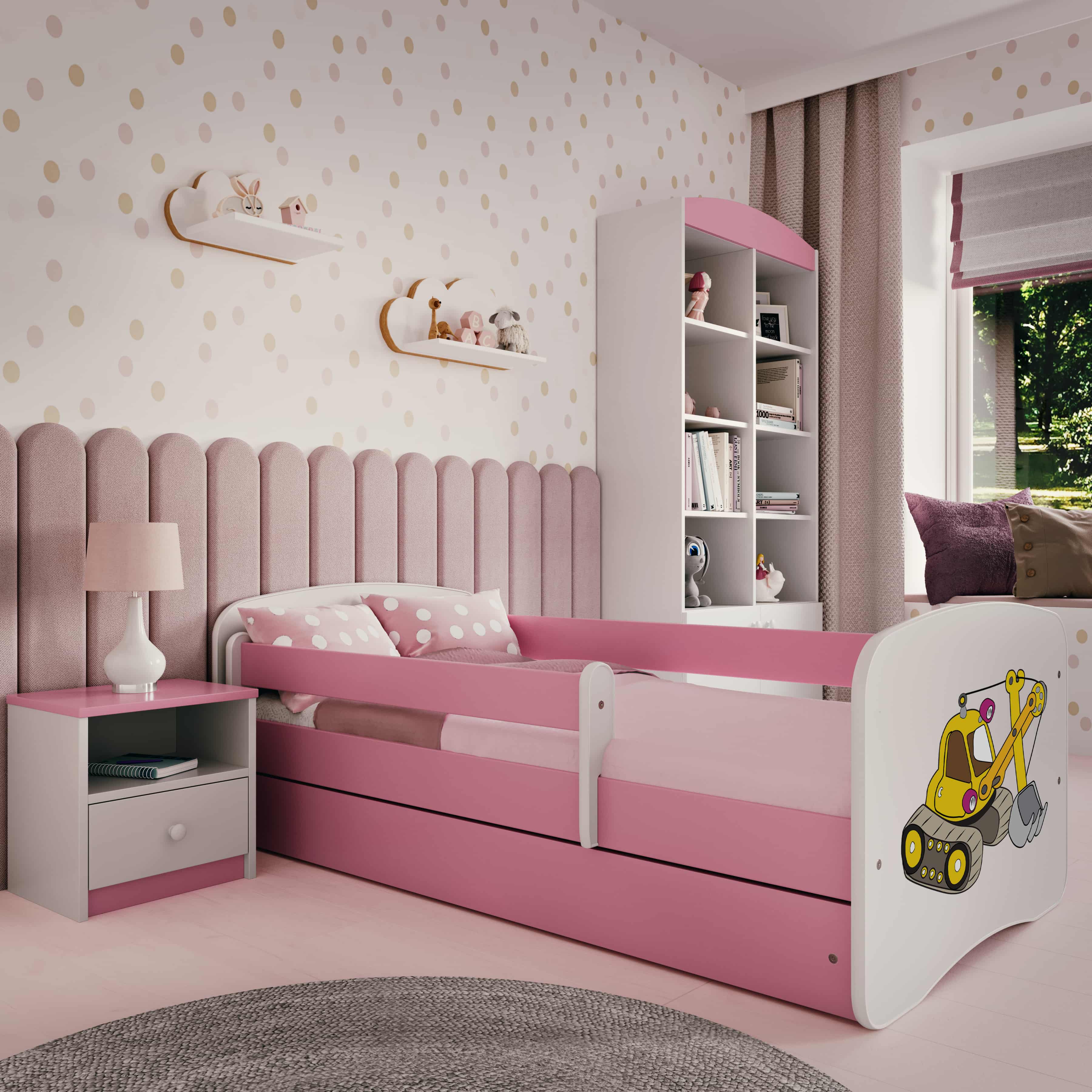 Lit enfant rose