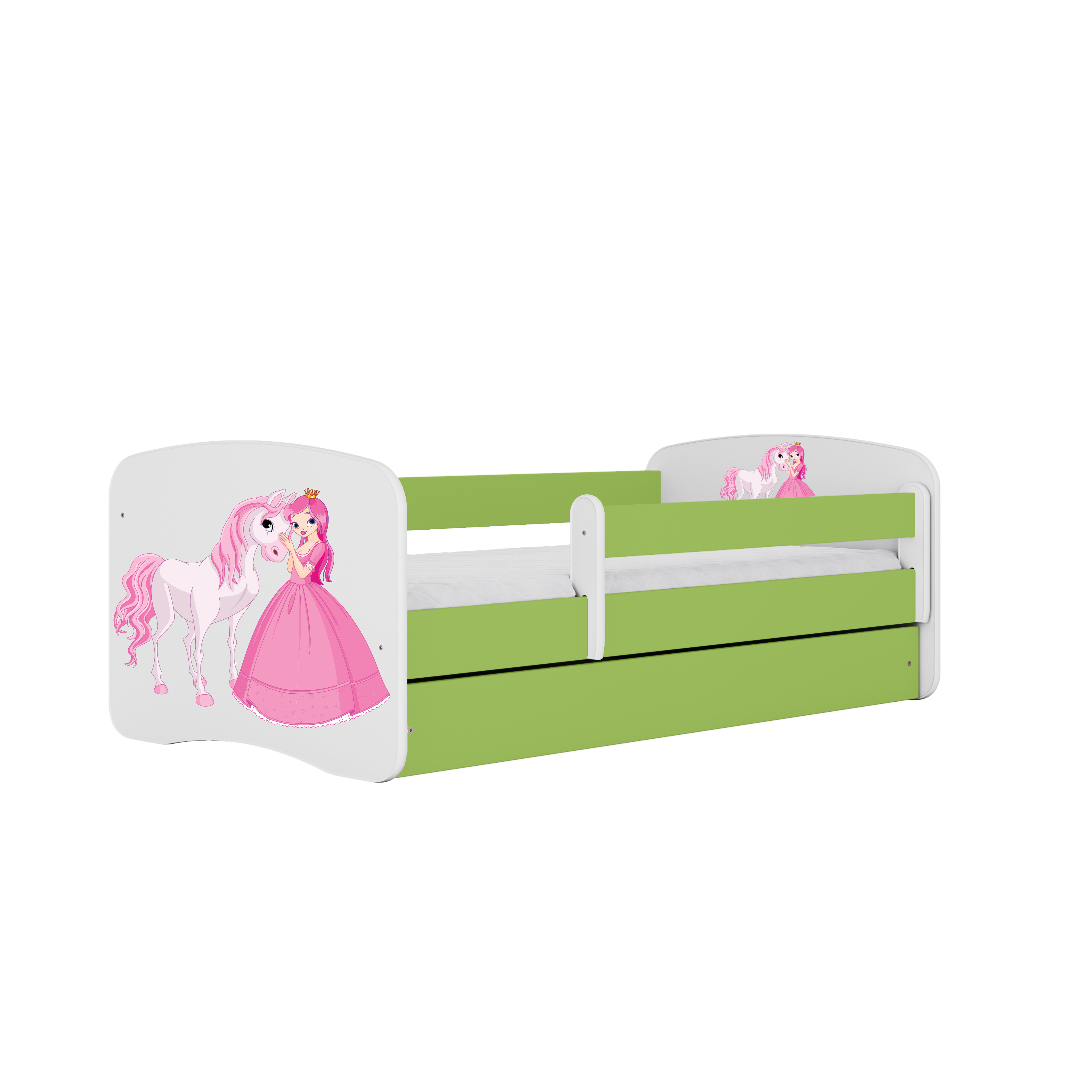 Lit enfant vert