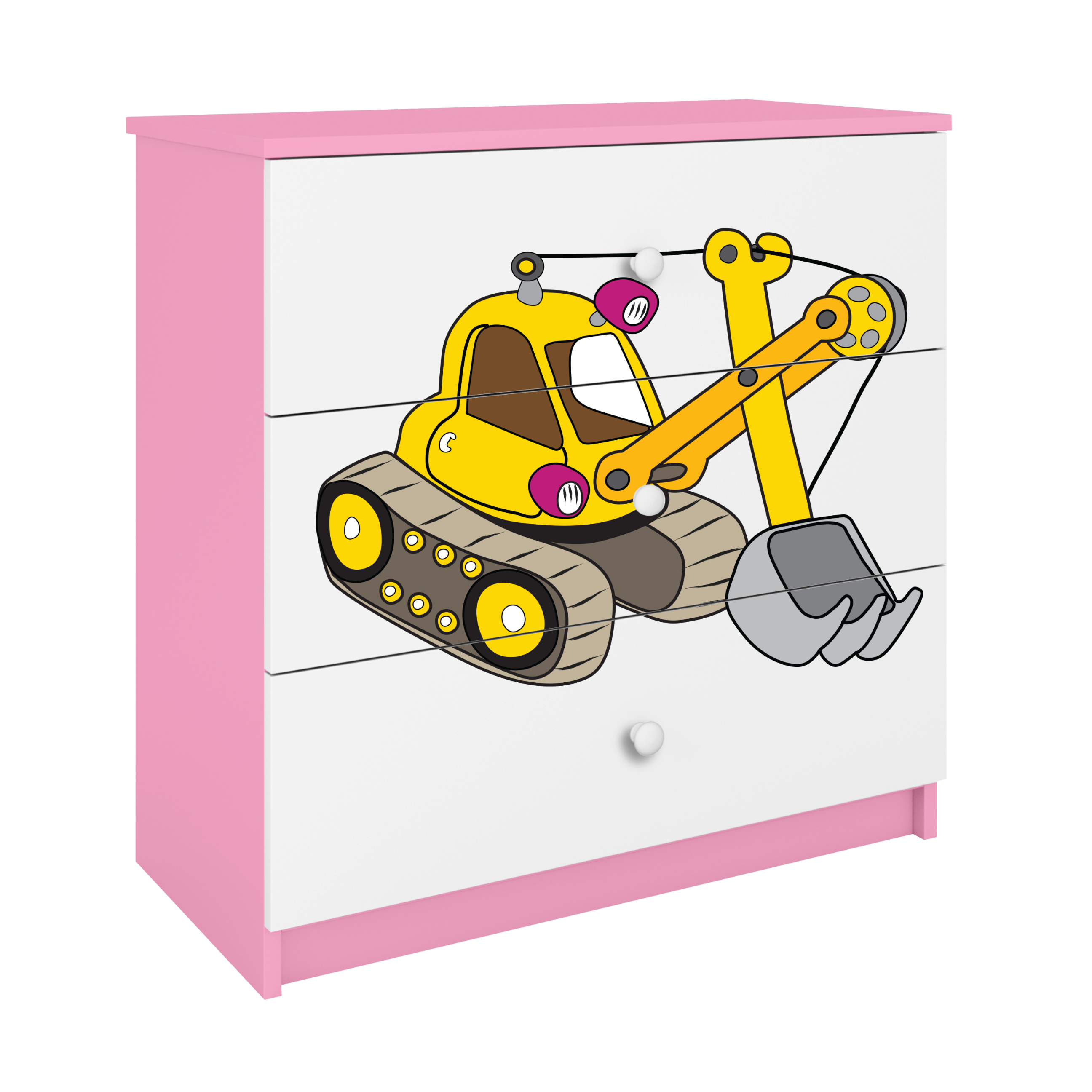 Commode enfant rose