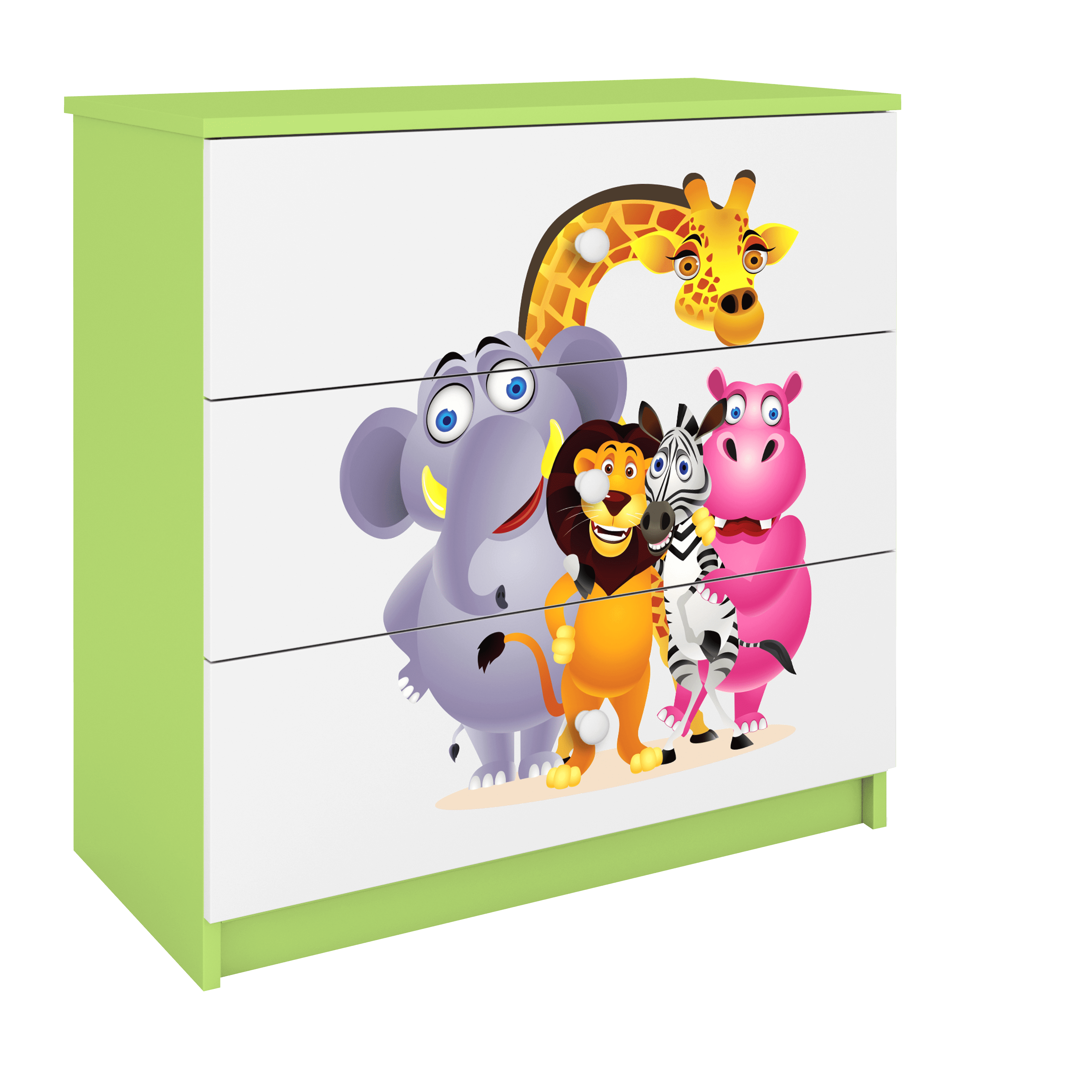 Kinderkommode Grün