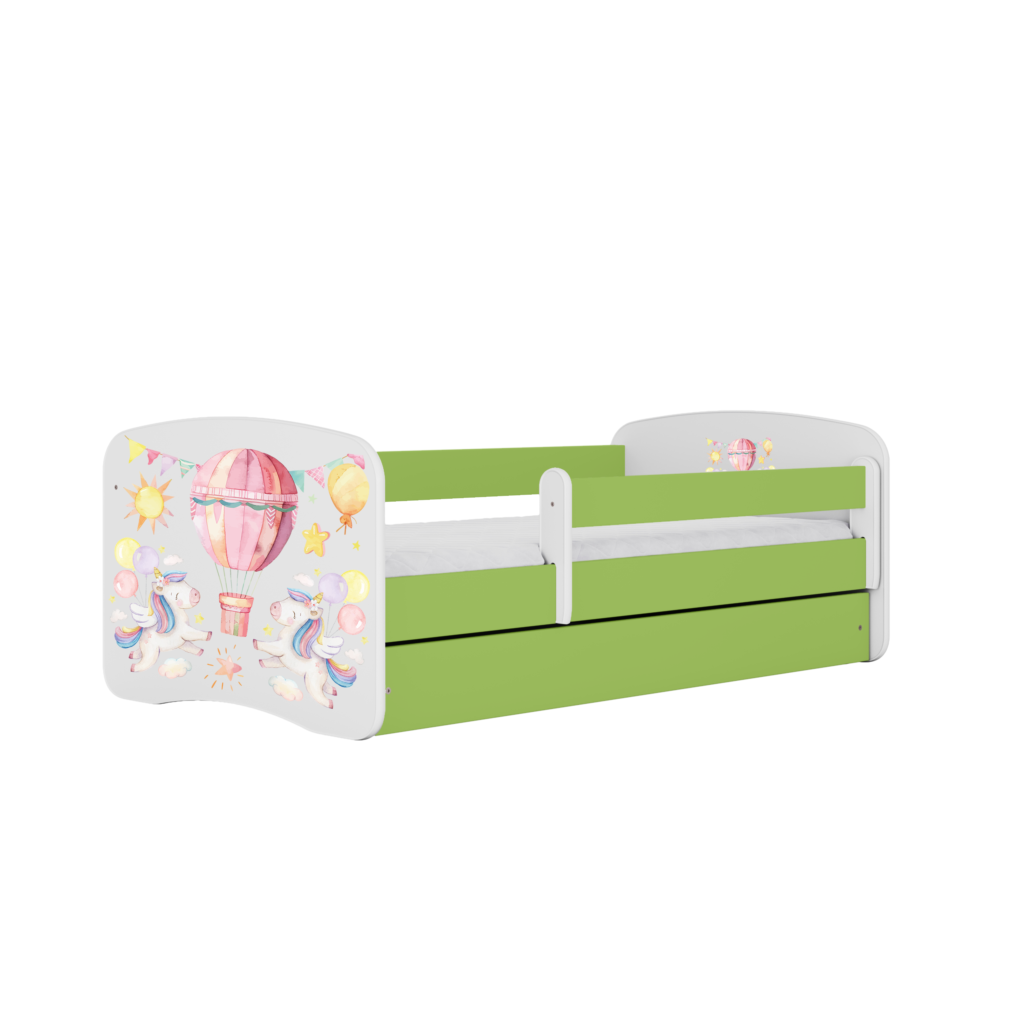 Lit enfant vert
