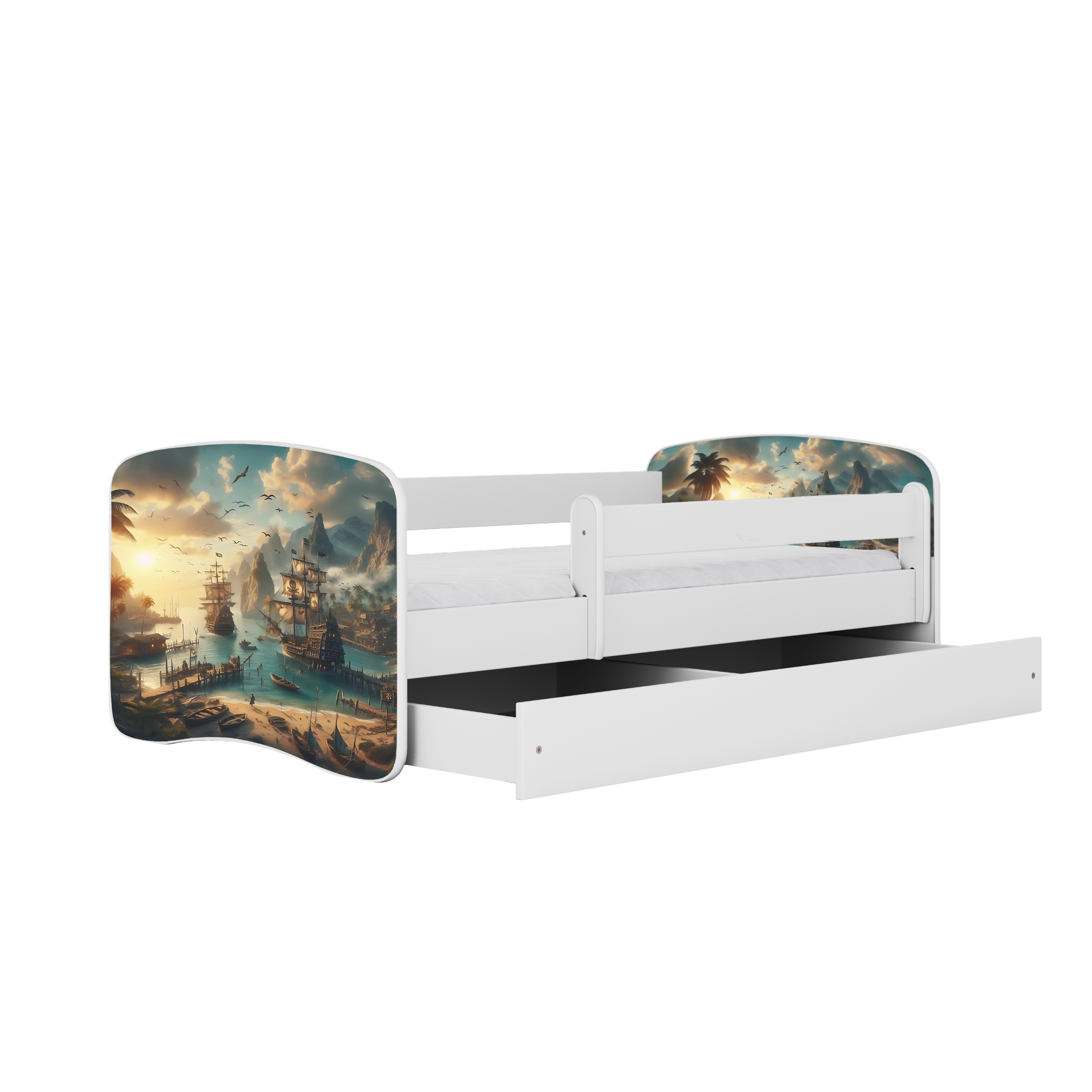 Lit enfant 80 x 160 cm, motif Bateau, vue 3