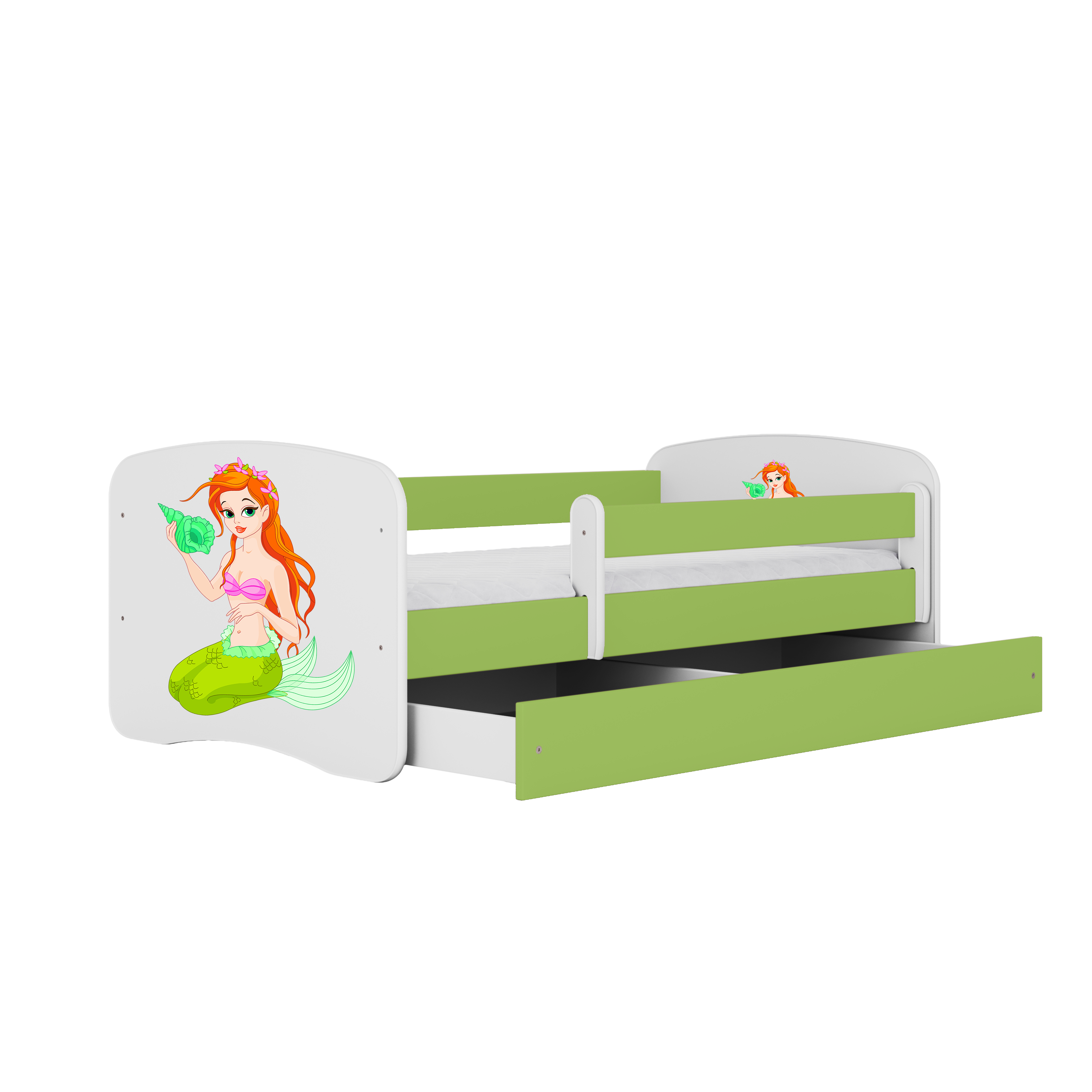 Lit enfant vert