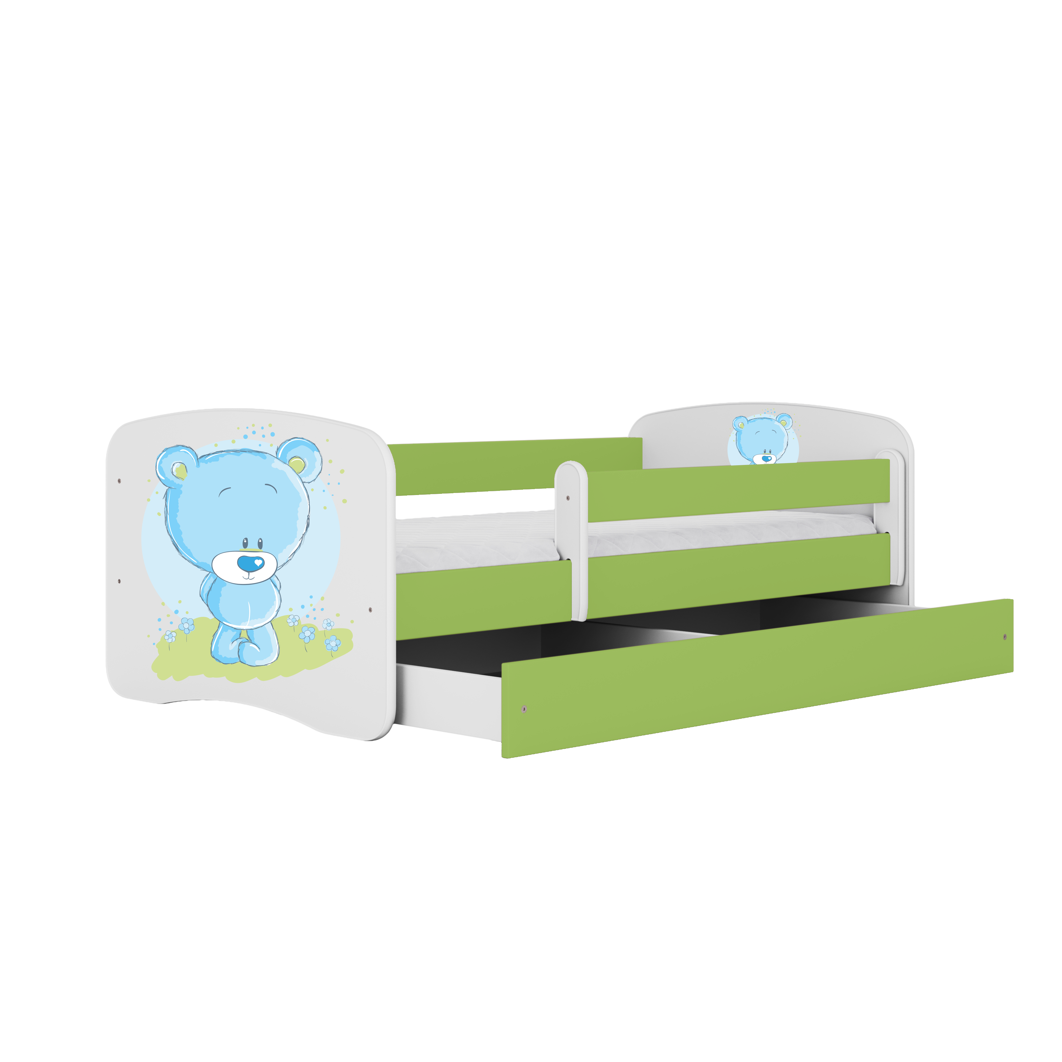 Lit enfant vert