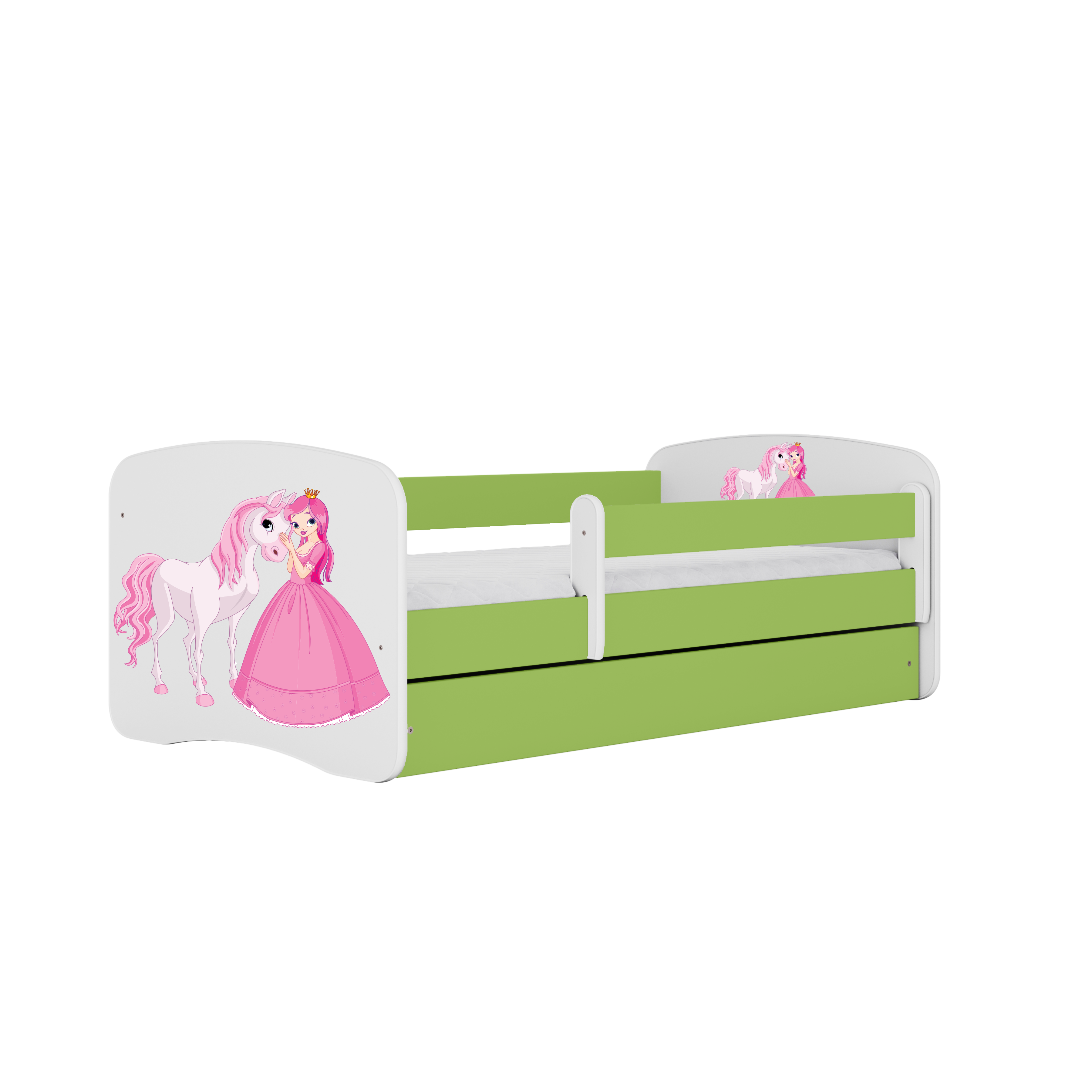 Lit enfant vert
