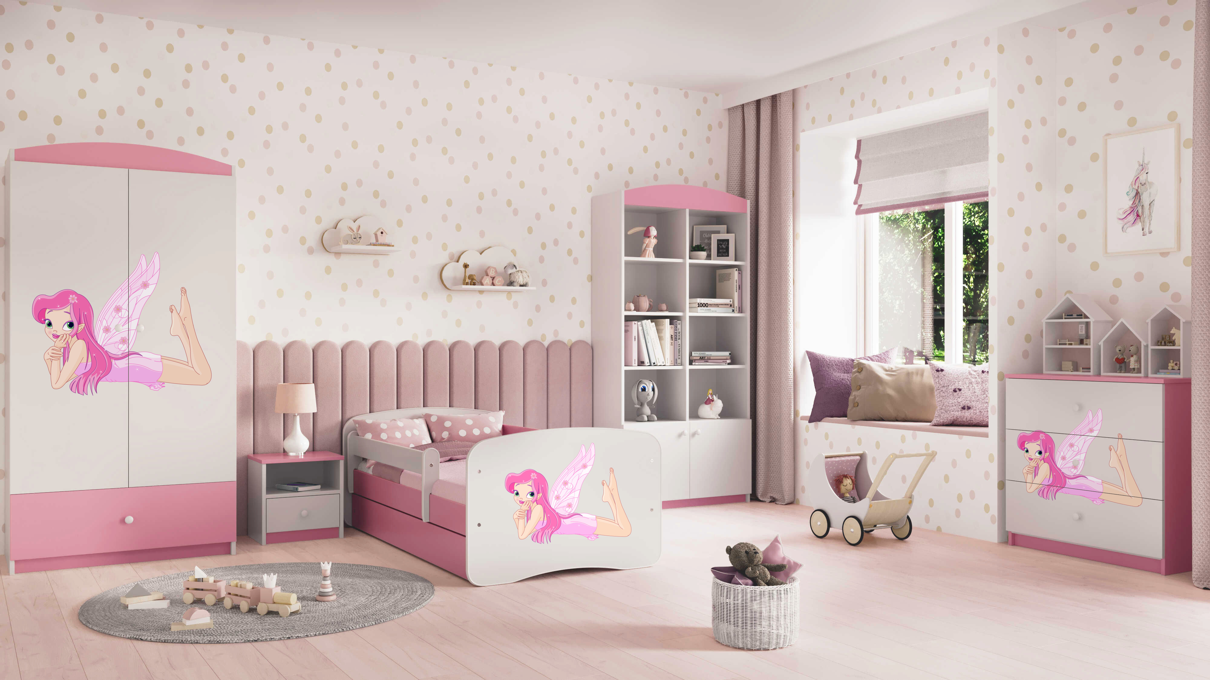 Kinderkommode Rosa