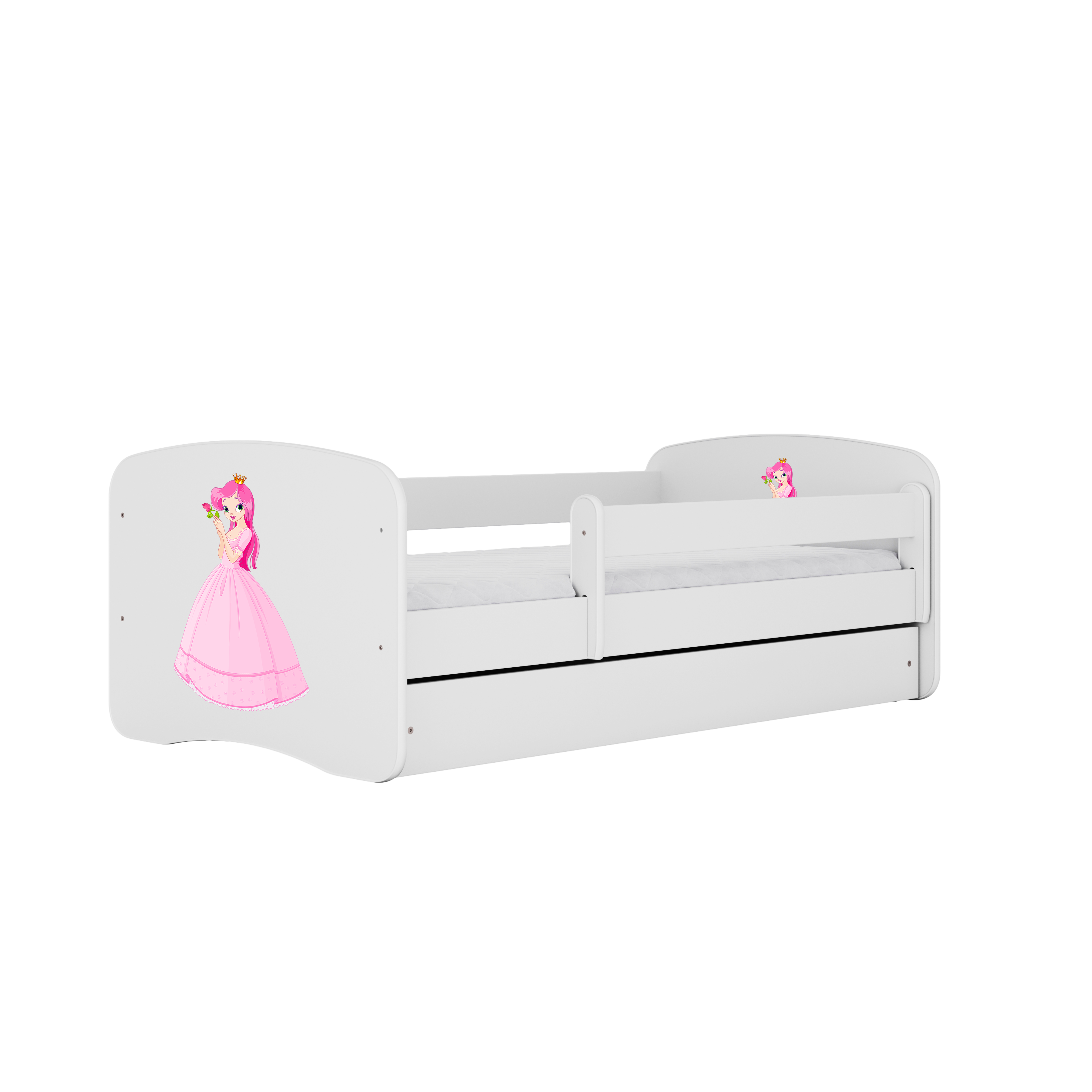 Lit enfant 80 x 180 cm, motif Princesse, vue 1