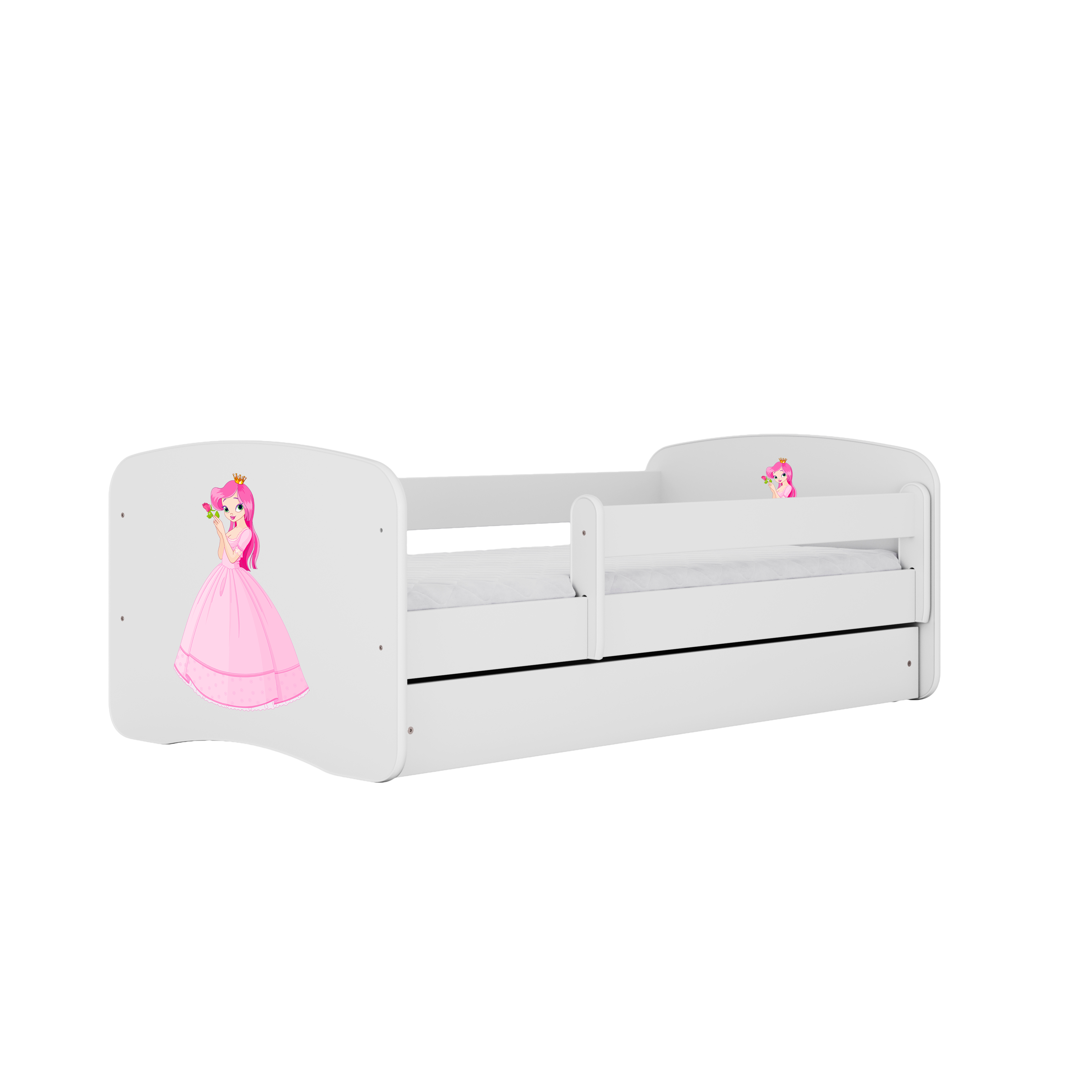 Lit enfant 80 x 160 cm, motif Princesse, vue 1