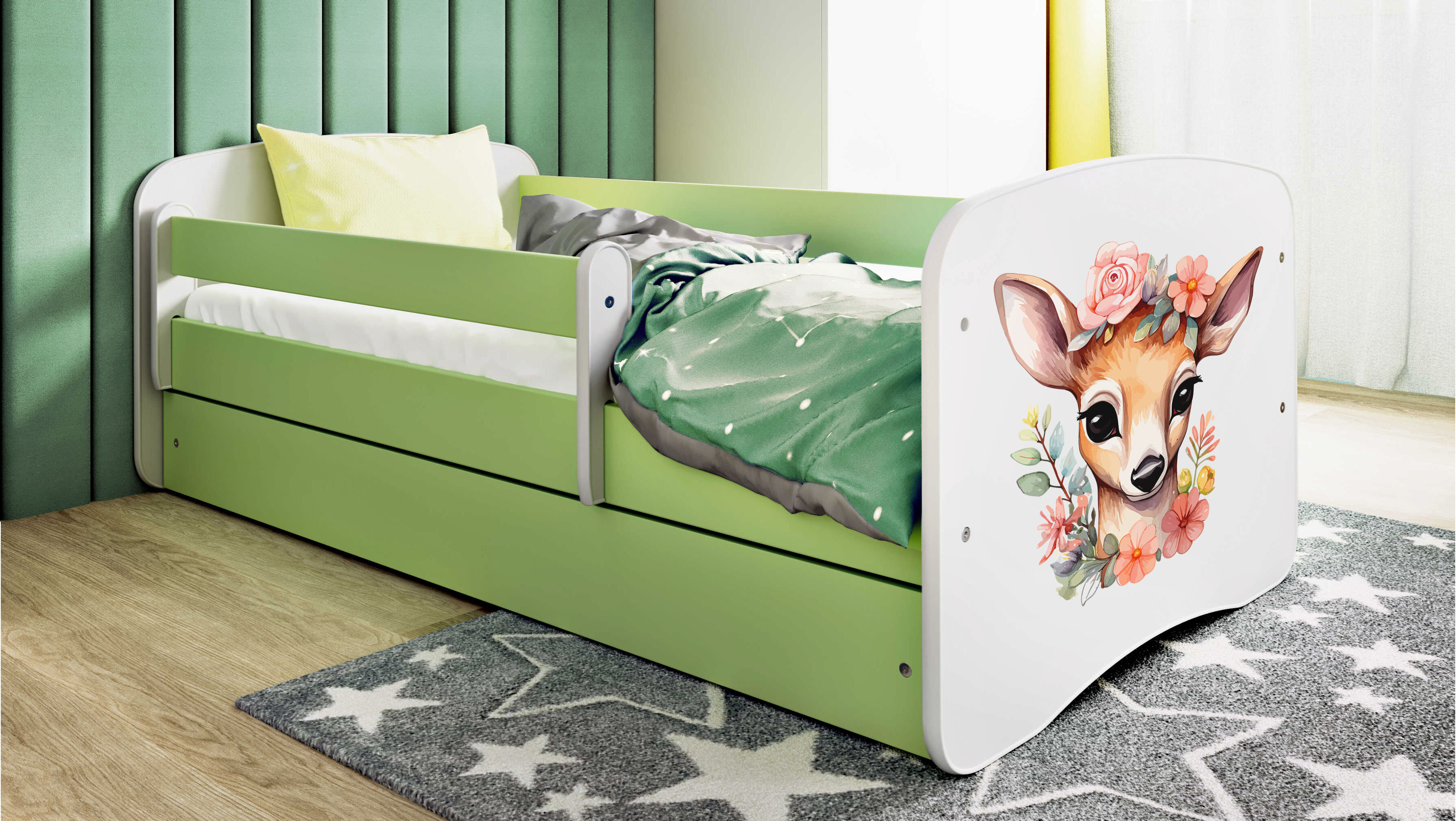 Lit enfant 70 x 140 cm, motif Petit faon, vue 2