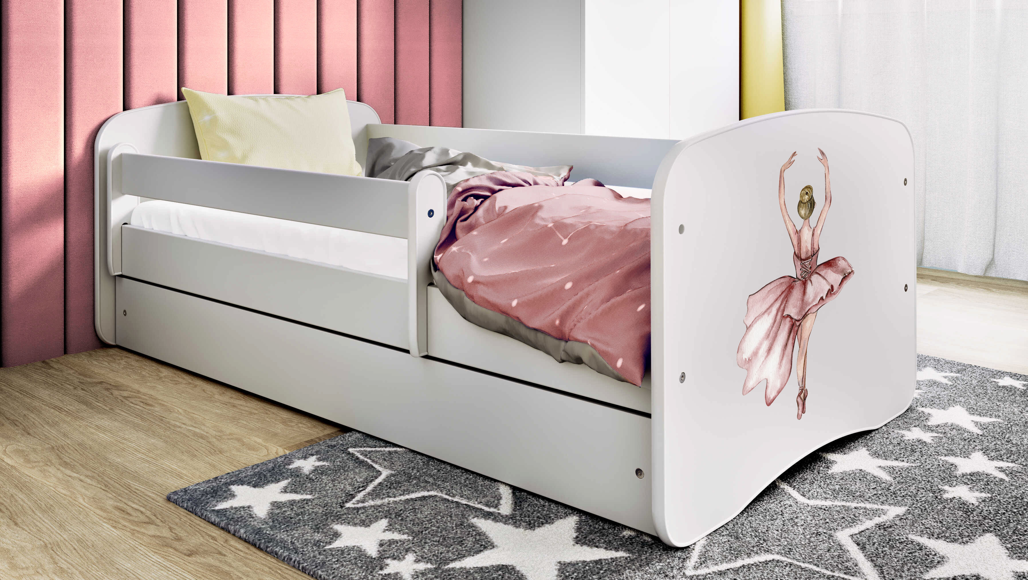 Lit enfant 80 x 180 cm, motif Danseuse, vue 2